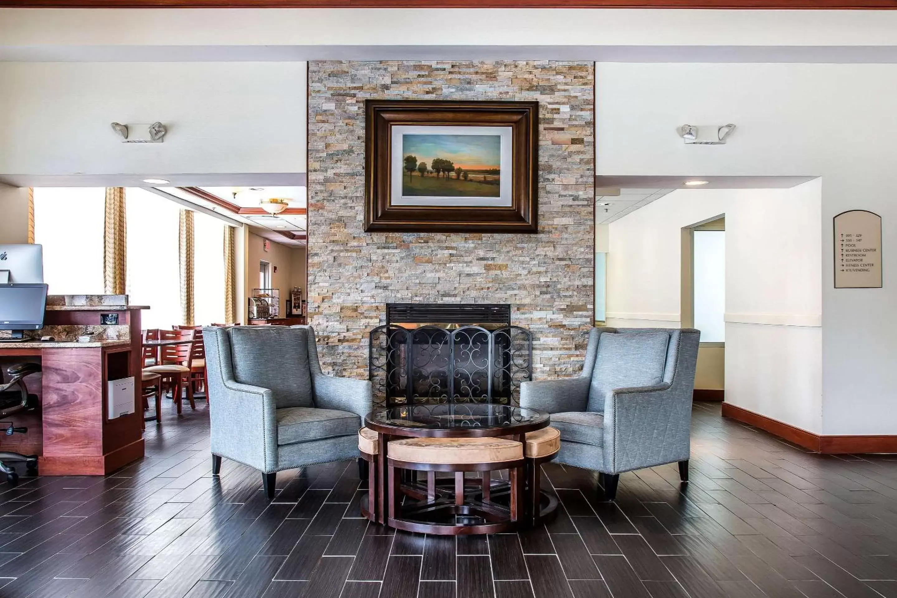 Lobby or reception in Clarion Hotel & Suites Hamden - New Haven Lobby or reception in Clarion Hotel & Suites Hamden - New Haven