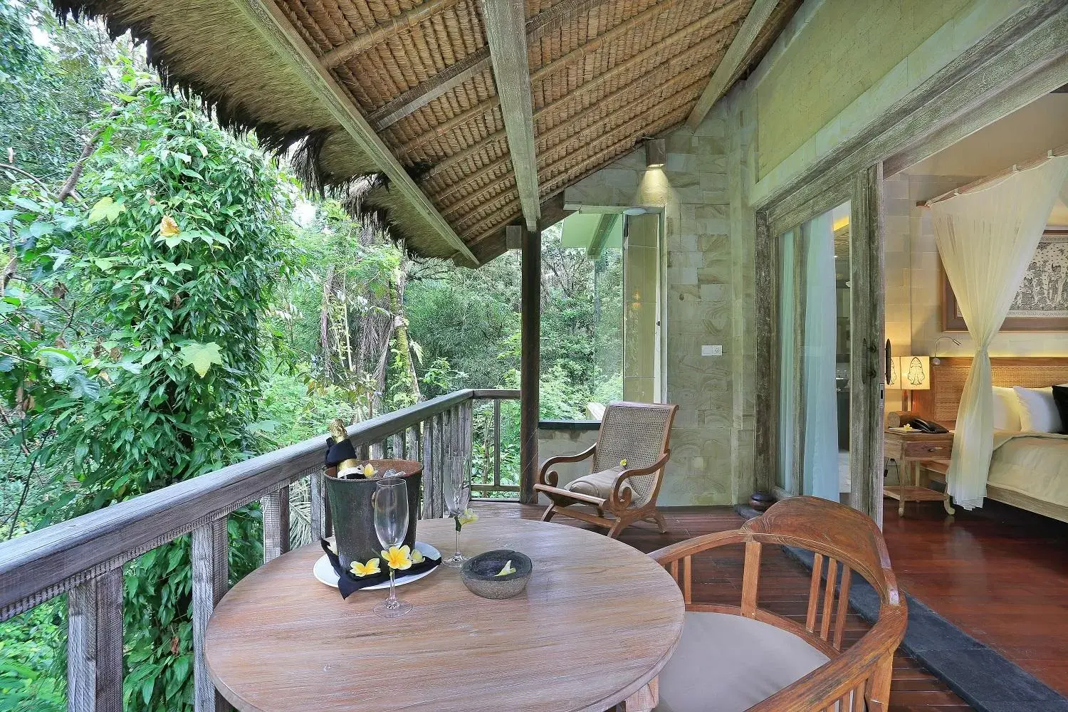 Balcony/Terrace in The Kayon Resort