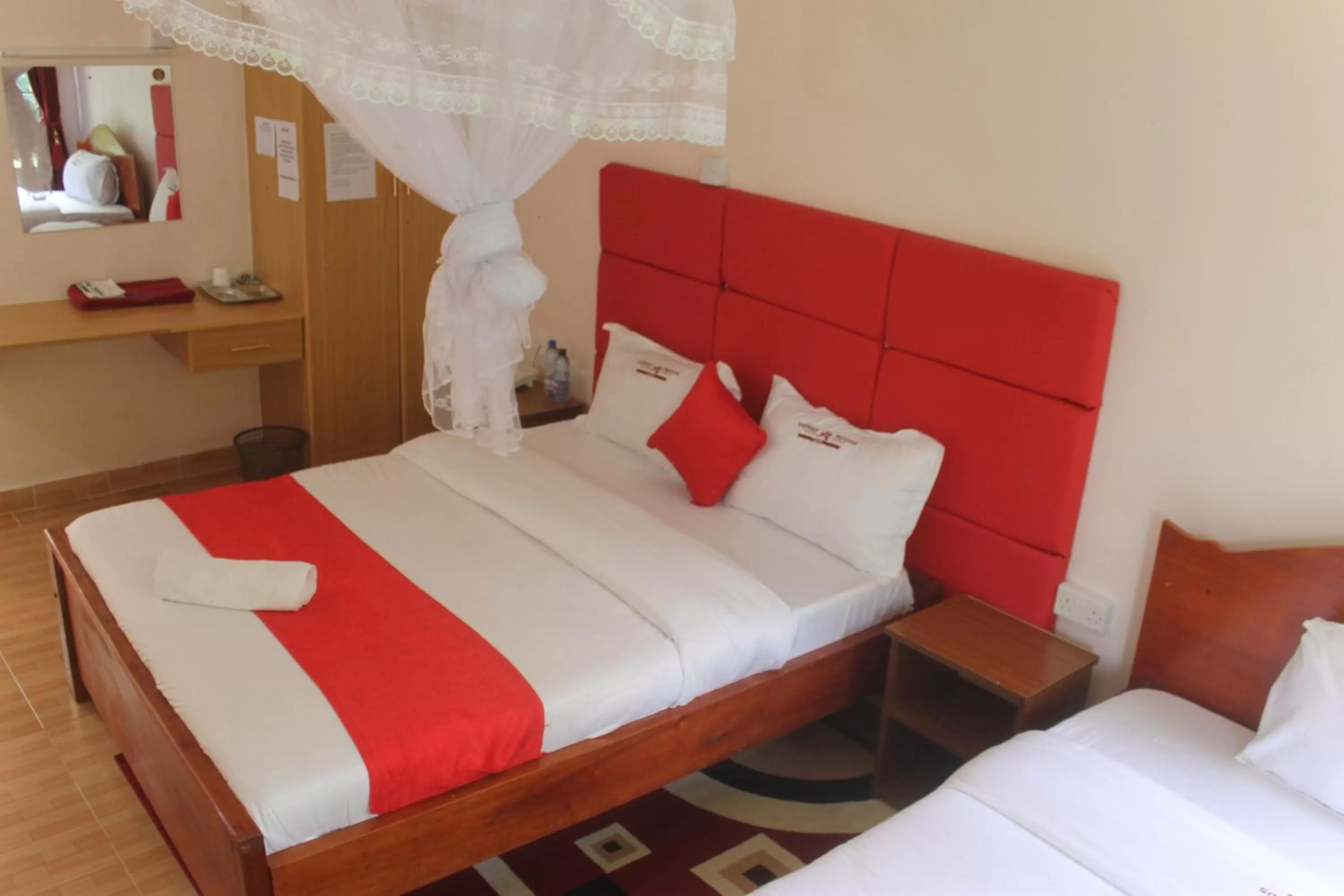 Bed in Vienna Woods Hotel Nakuru