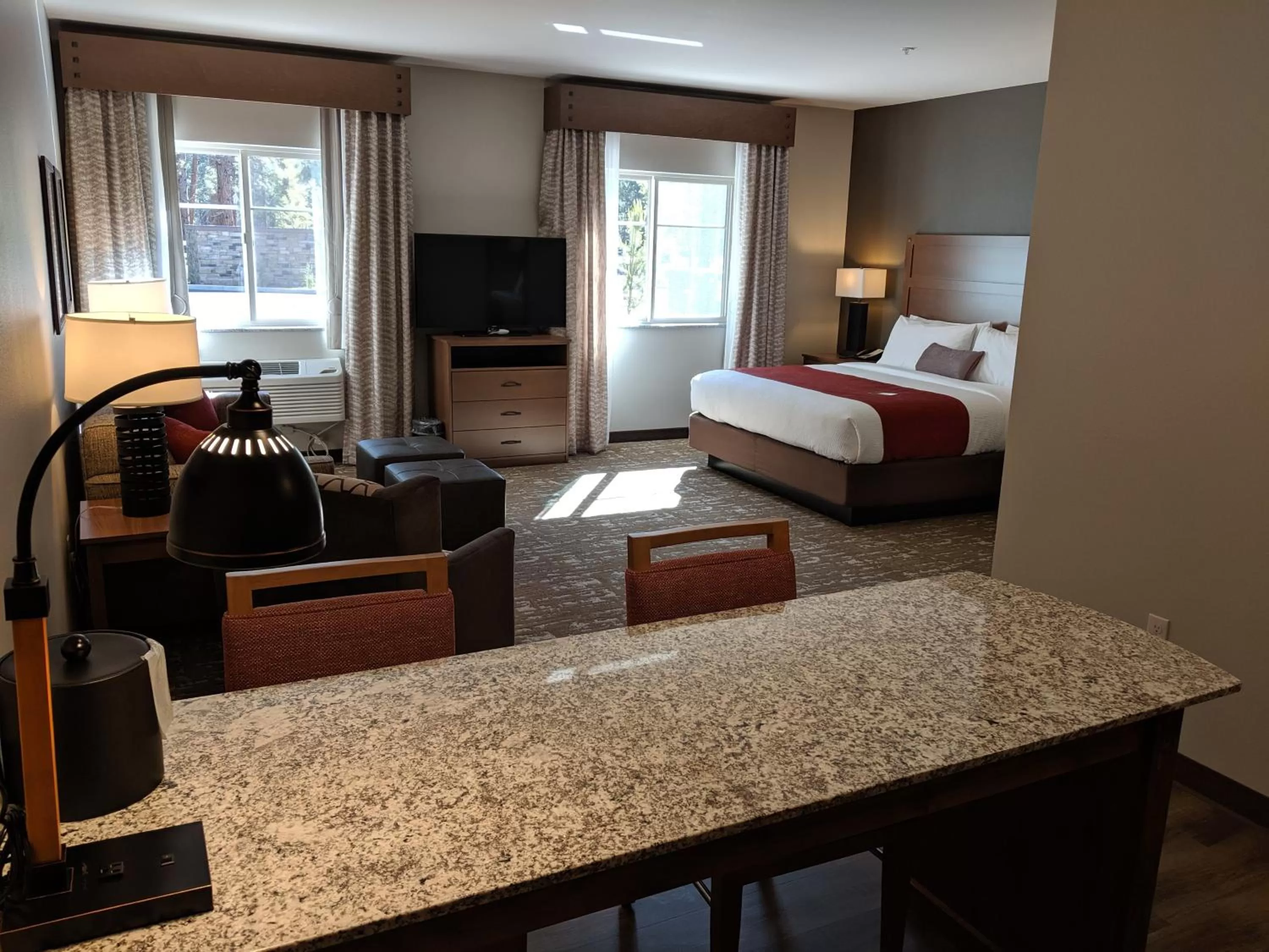 Photo of the whole room, Bed in GrandStay Hotel & Suites