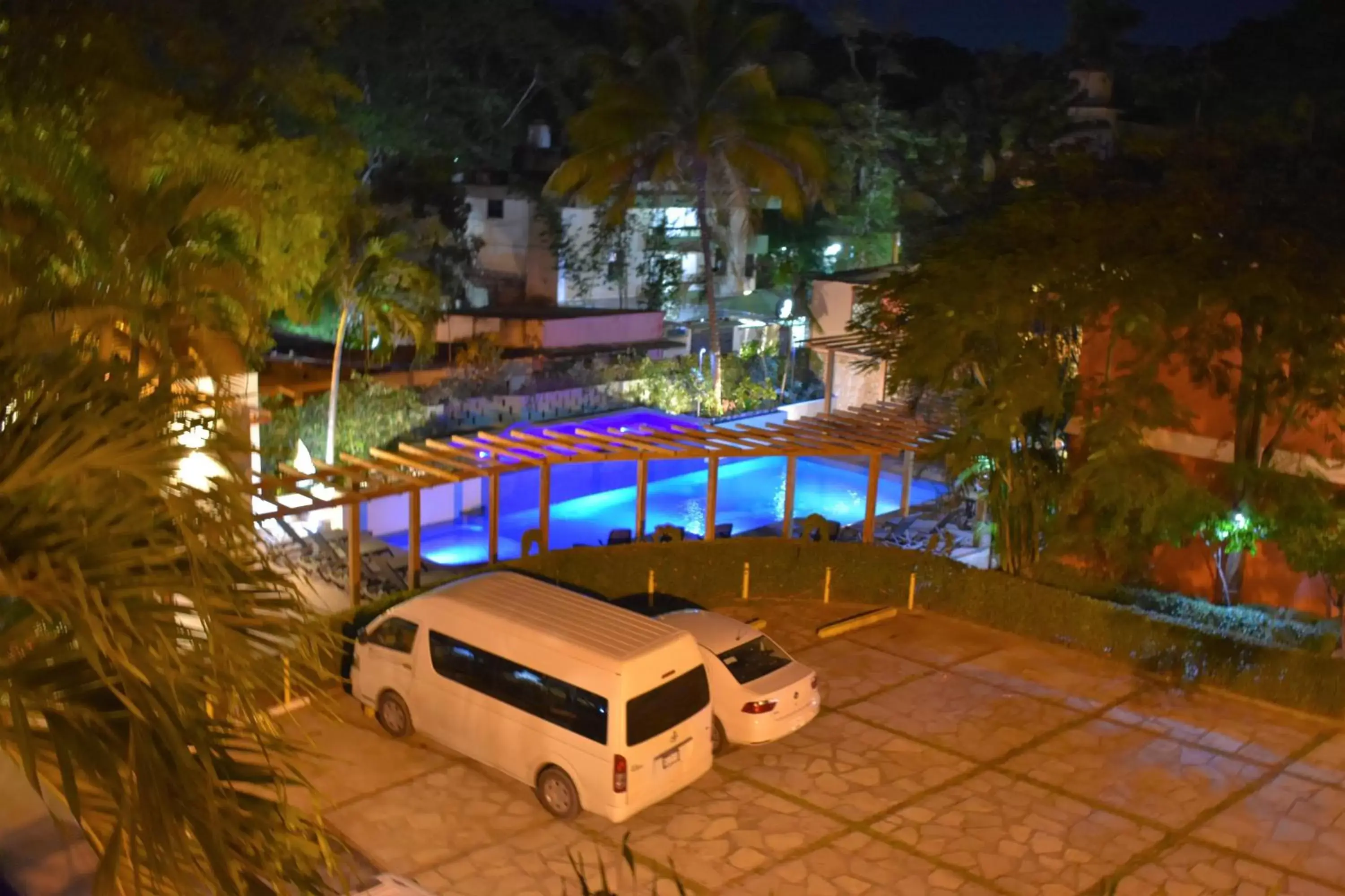 Other, Pool View in Hotel Maya Tulipanes Palenque