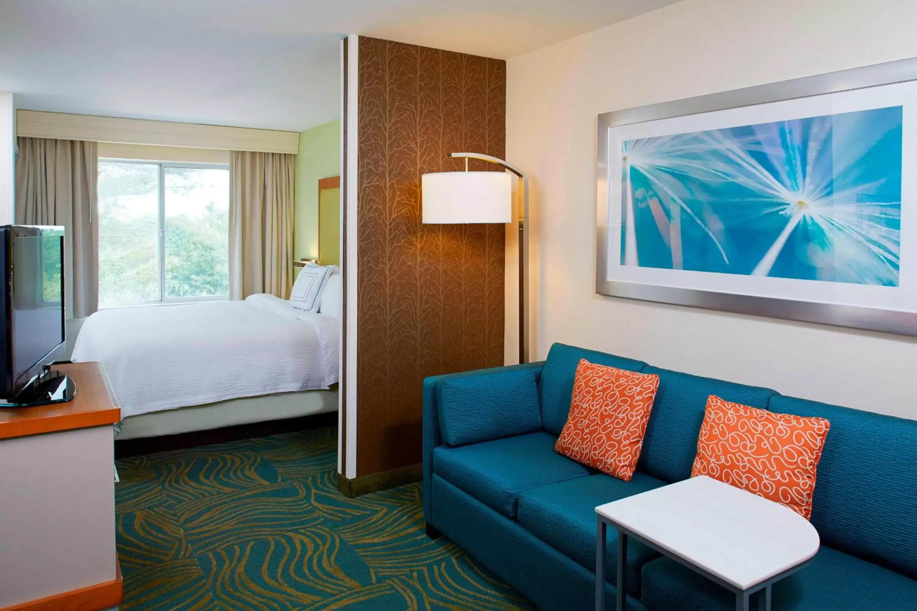 Photo of the whole room, Seating Area in SpringHill Suites by Marriott Atlanta Six Flags