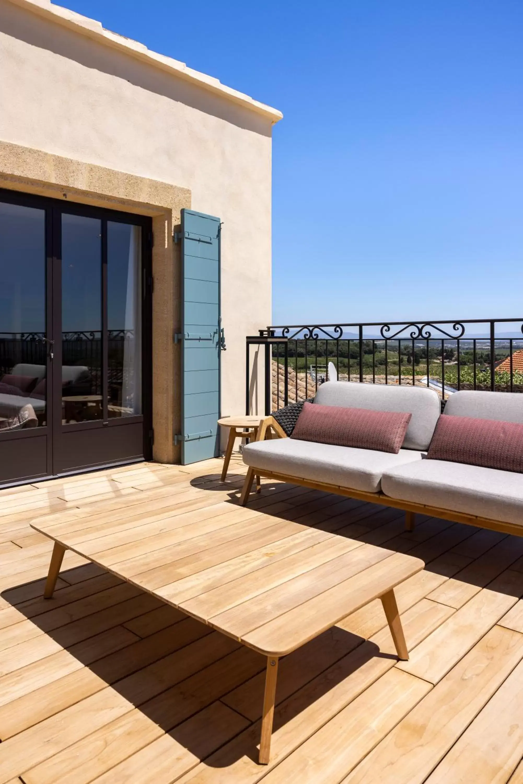 Balcony/Terrace in Hotel La Mère Germaine