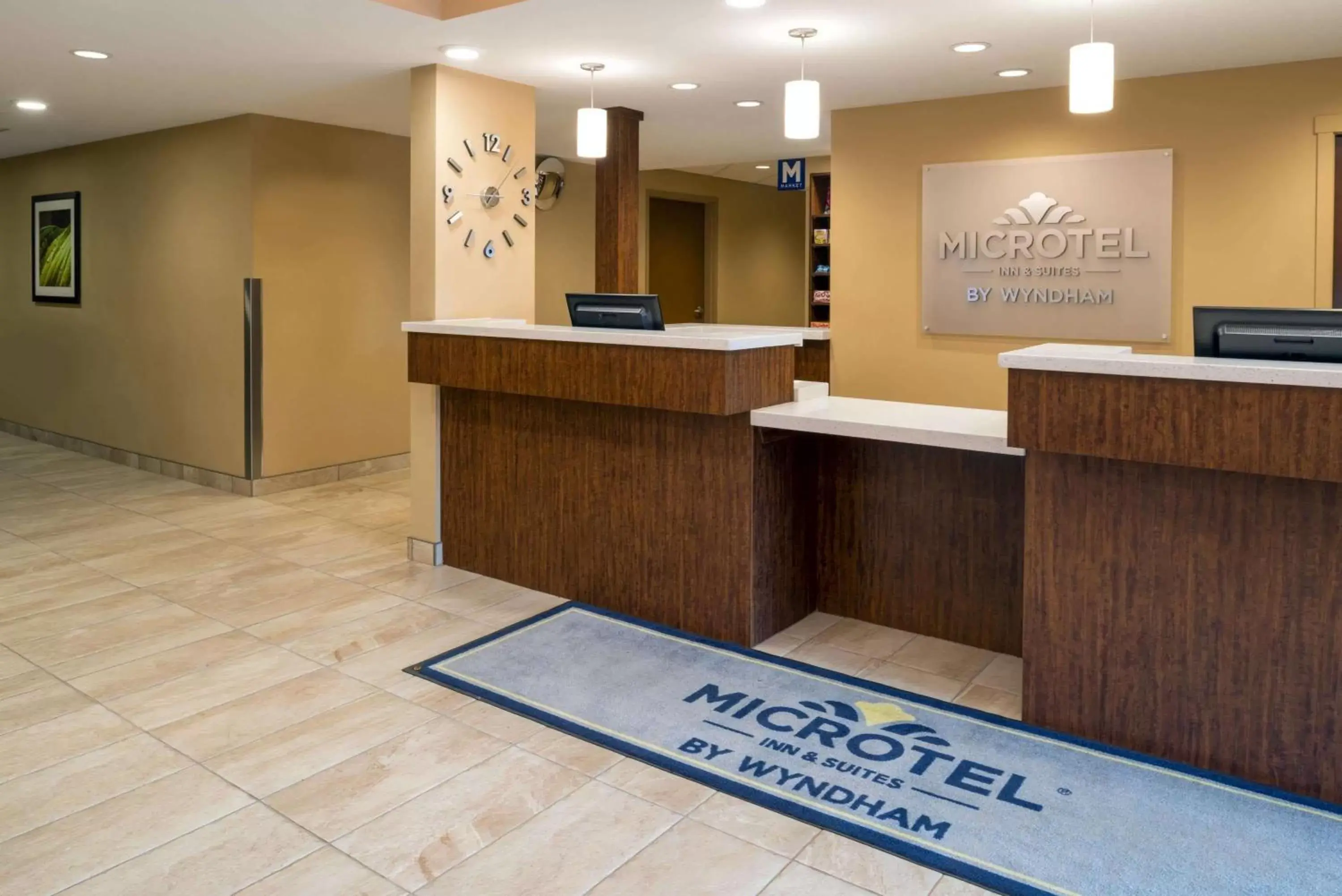 Lobby or reception, Lobby/Reception in Microtel Inn & Suites by Wyndham Red Deer