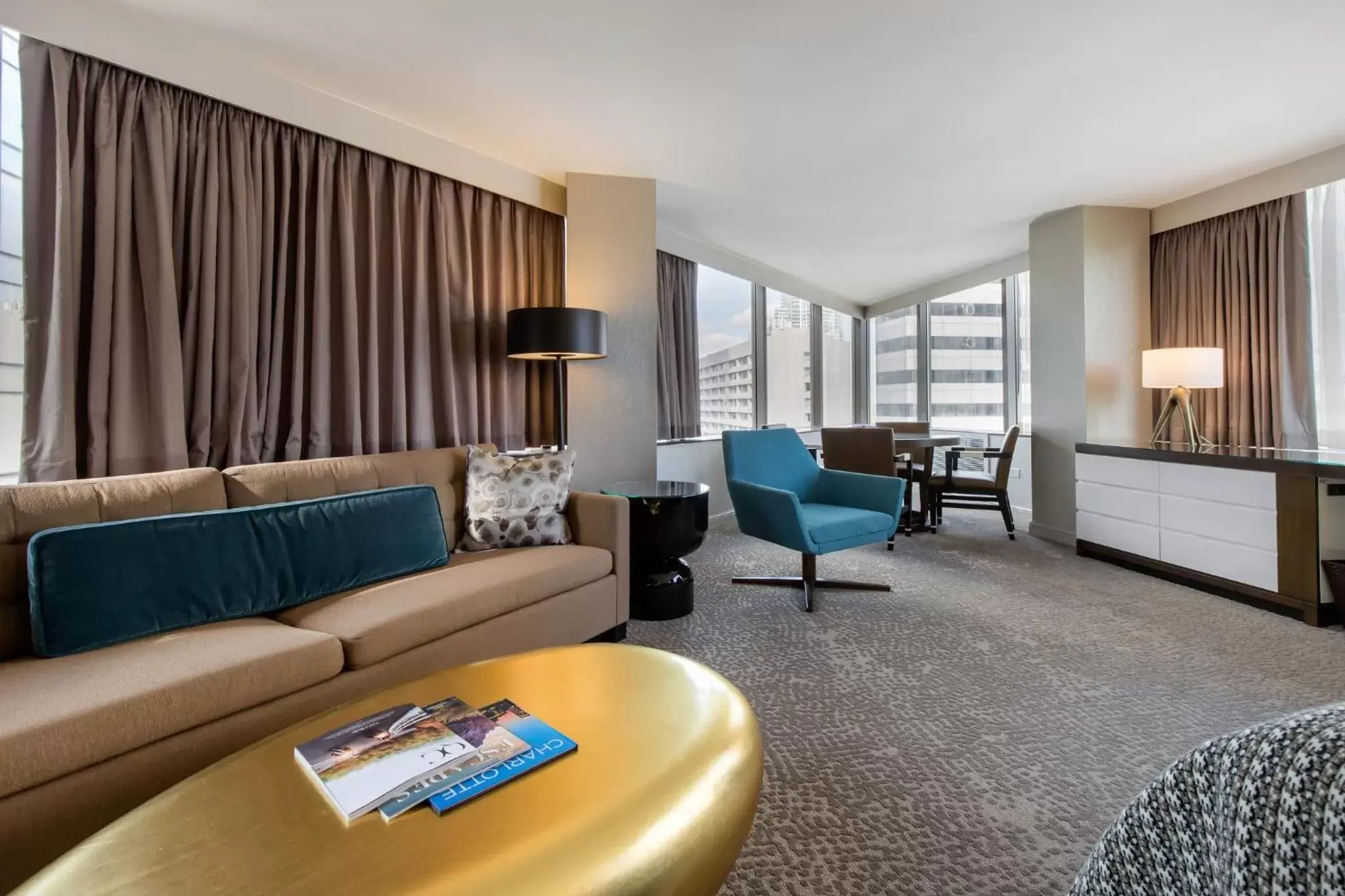 Photo of the whole room, Seating Area in Omni Charlotte Hotel