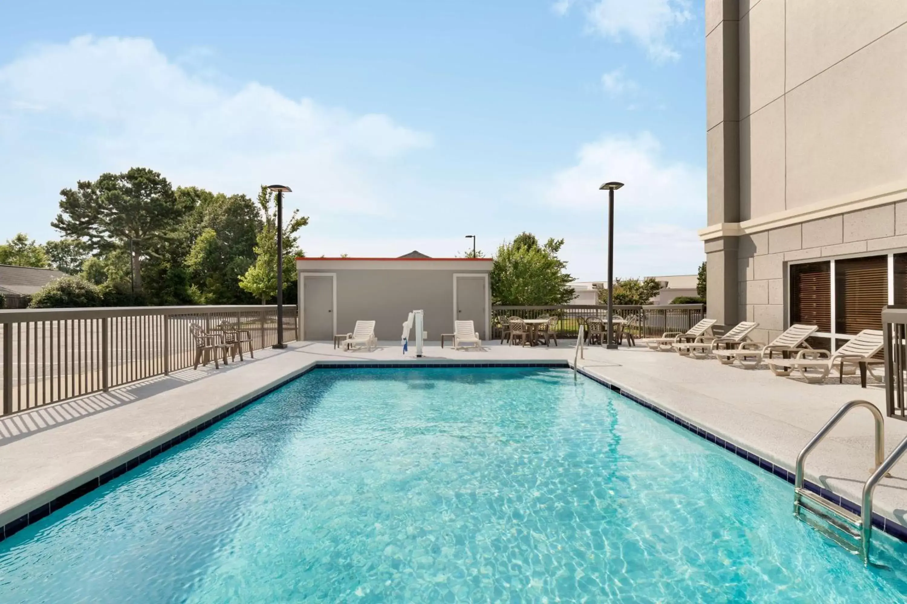 Pool view, Swimming Pool in Hampton Inn Greenville-Simpsonville