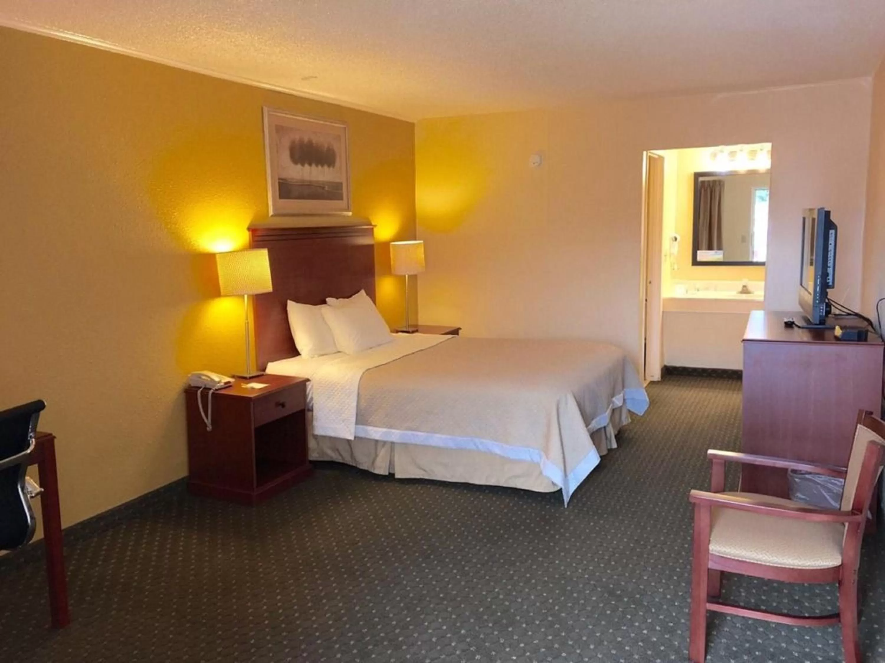 Bedroom in Alamo Inn