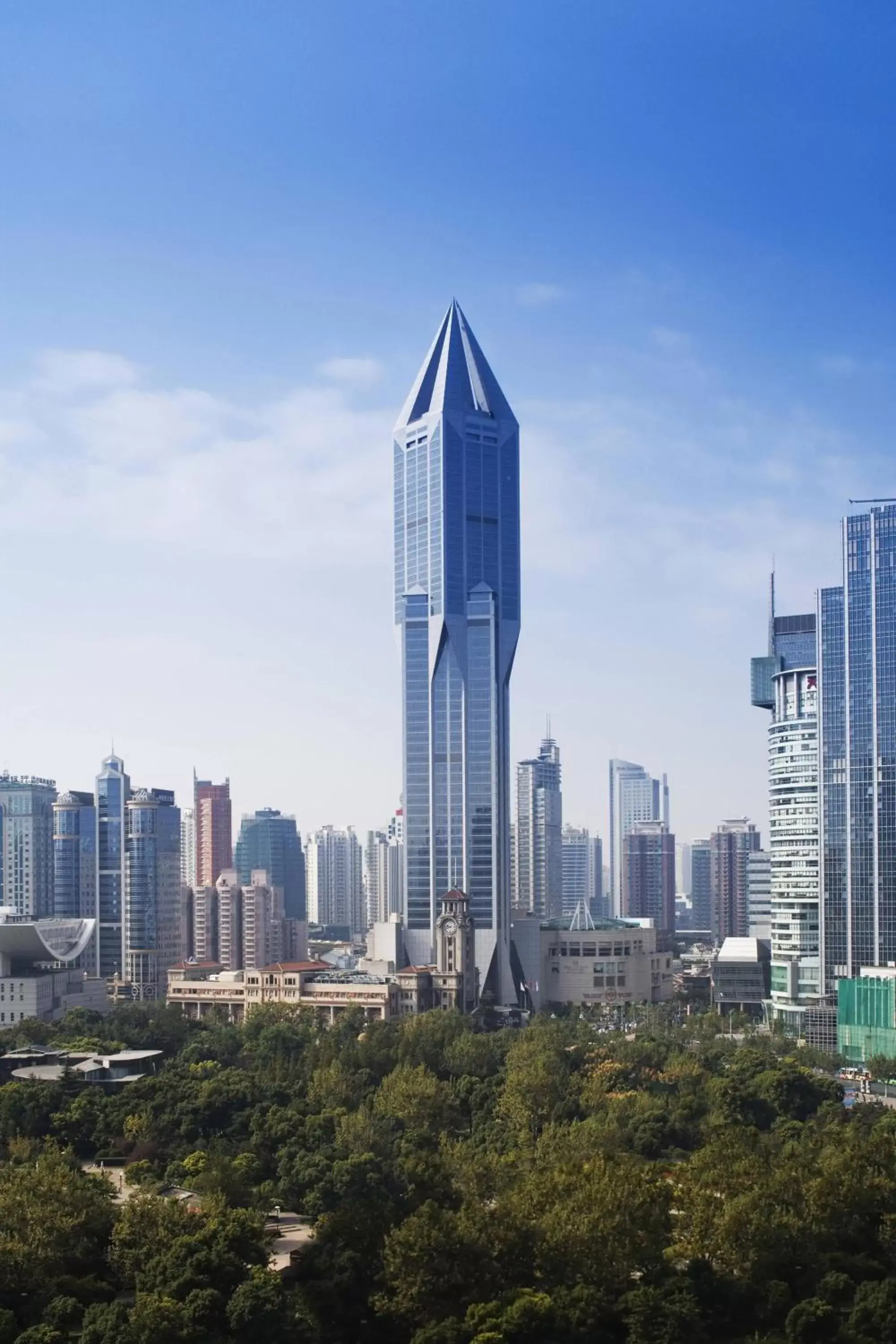 Property building in JW Marriott Shanghai at Tomorrow Square