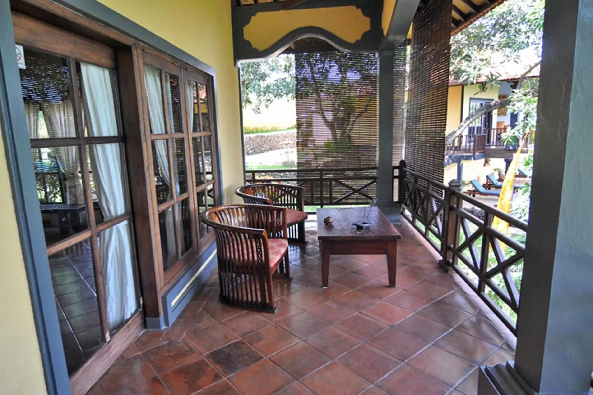 Balcony/Terrace in Puri Mangga Sea View Resort and Spa