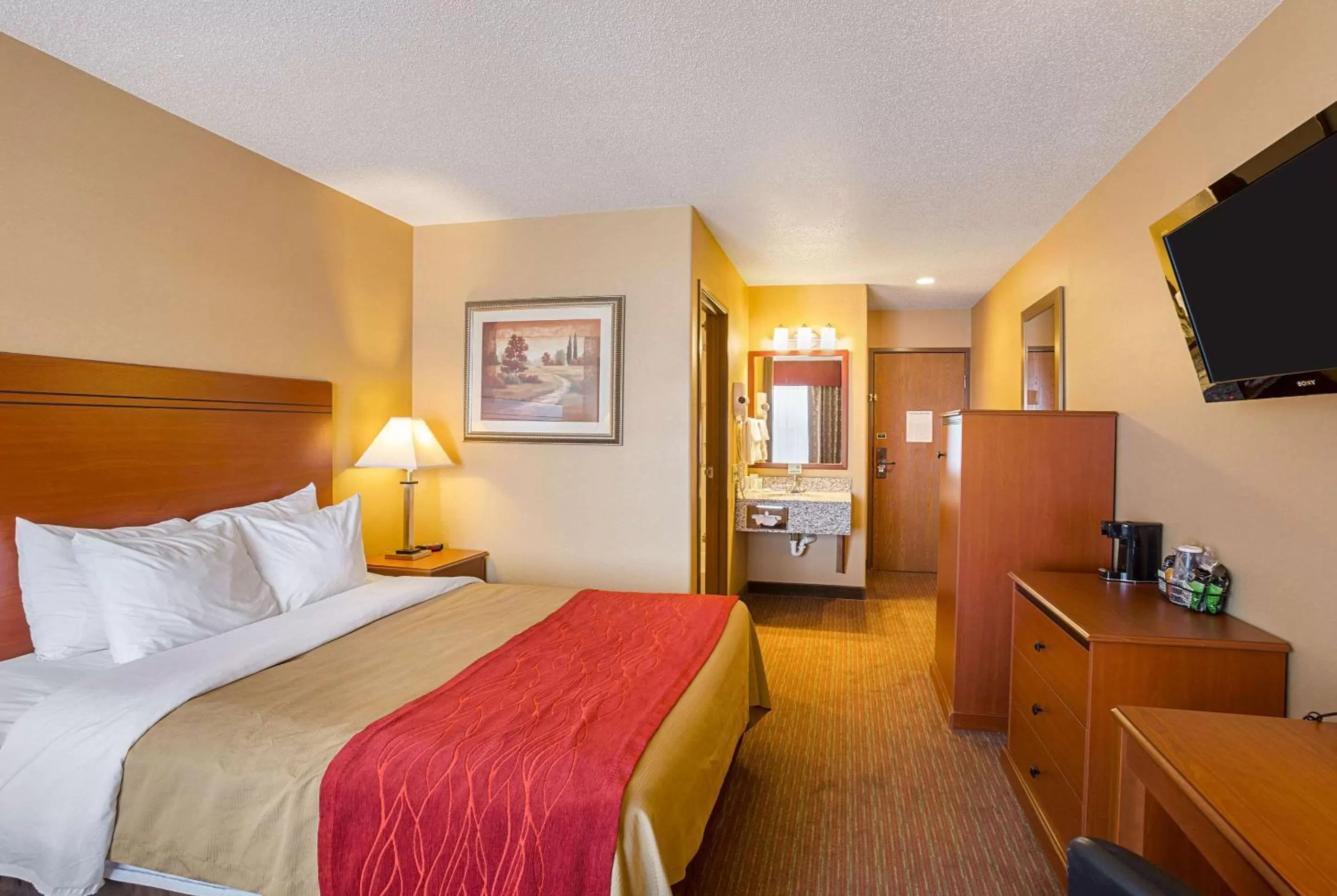 Photo of the whole room, Bed in Quality Inn York