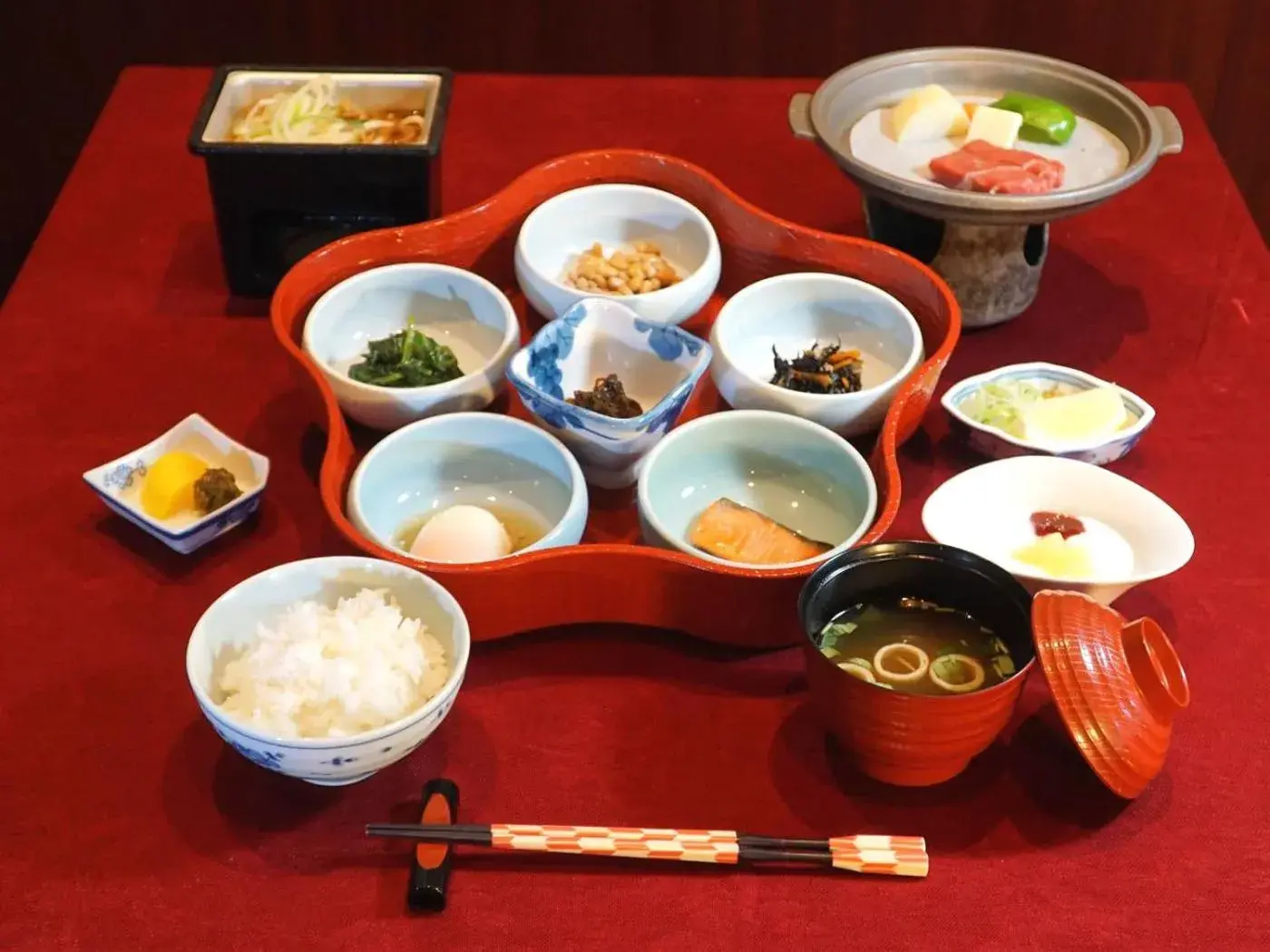 Breakfast in Tenbourotennoyu Arimakan Ryokan