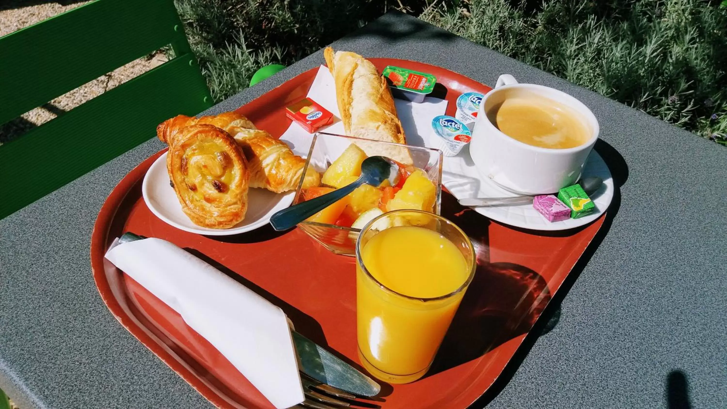 Continental breakfast in Campanile Bourg-En-Bresse ~ Viriat