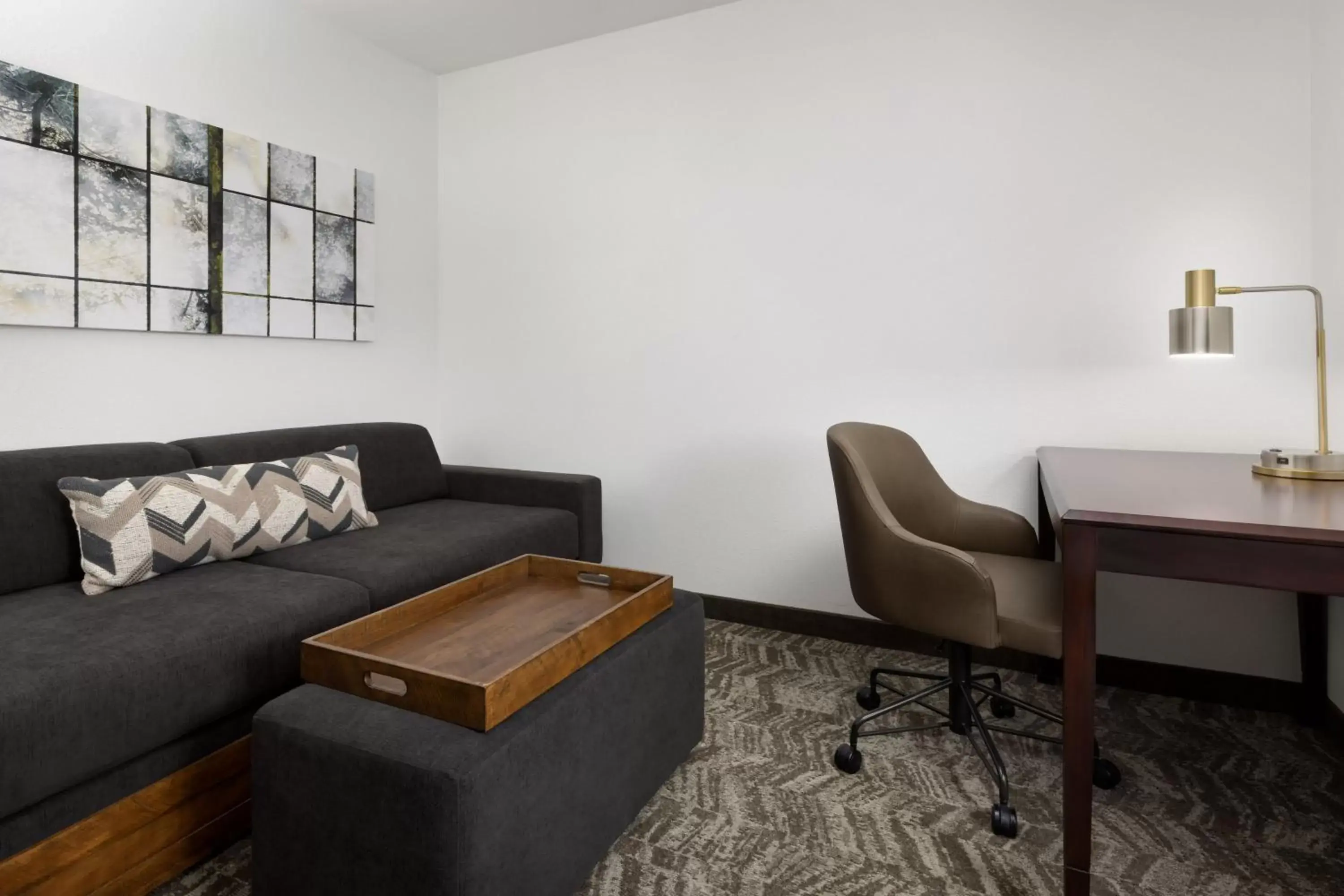 Bedroom, Seating Area in SpringHill Suites Fresno