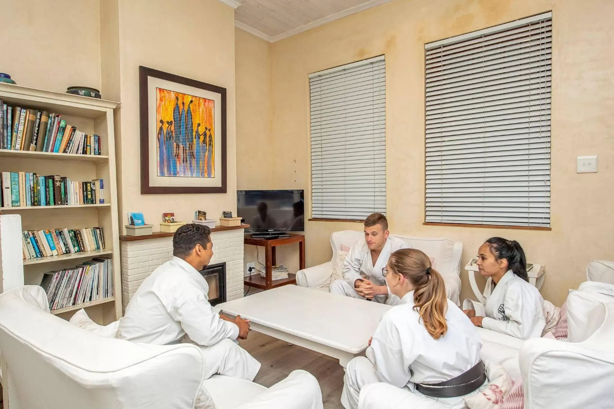 Lobby or reception in Villa Garda B&B