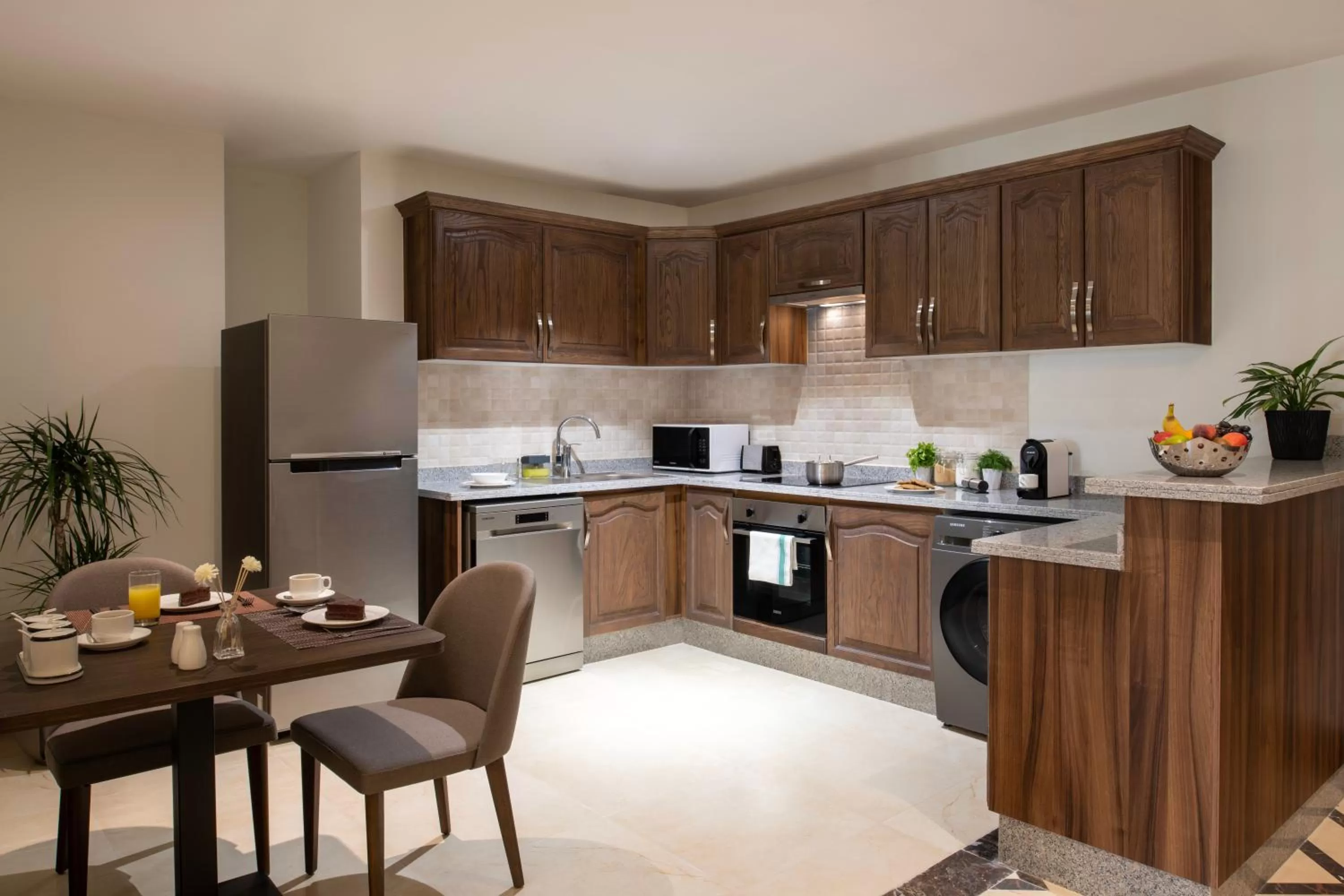 Dining area in Somerset Al Mansoura Doha