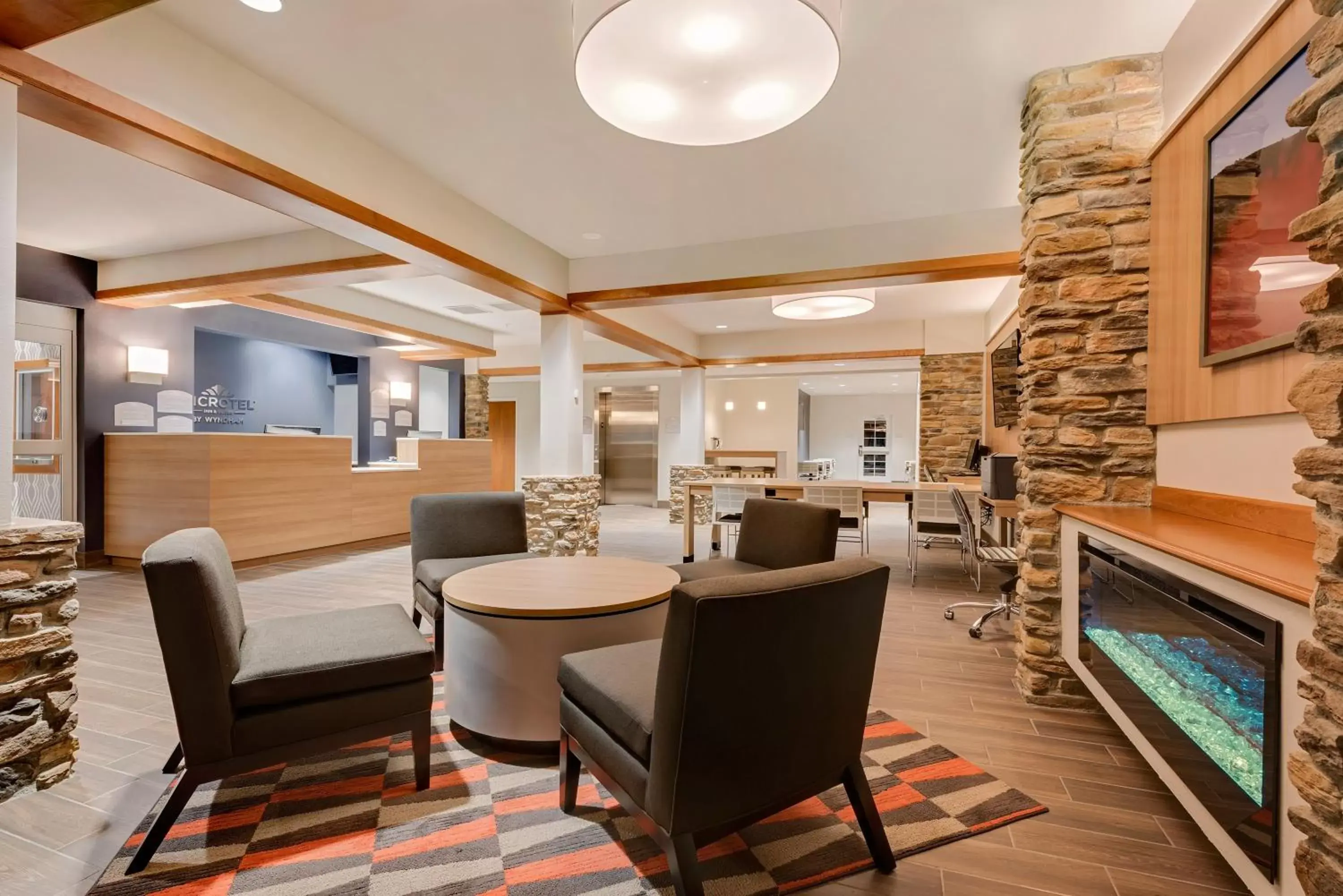 Lobby or reception, Seating Area in Microtel Inn & Suites by Wyndham Clarion