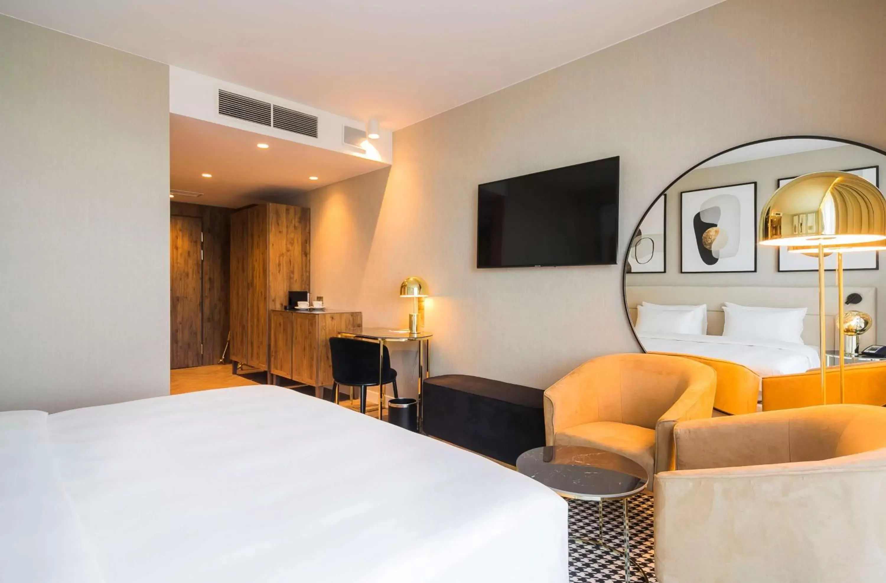 Photo of the whole room, Bed in Radisson Blu Hotel Sopot Photo of the whole room, Bed in Radisson Blu Hotel Sopot