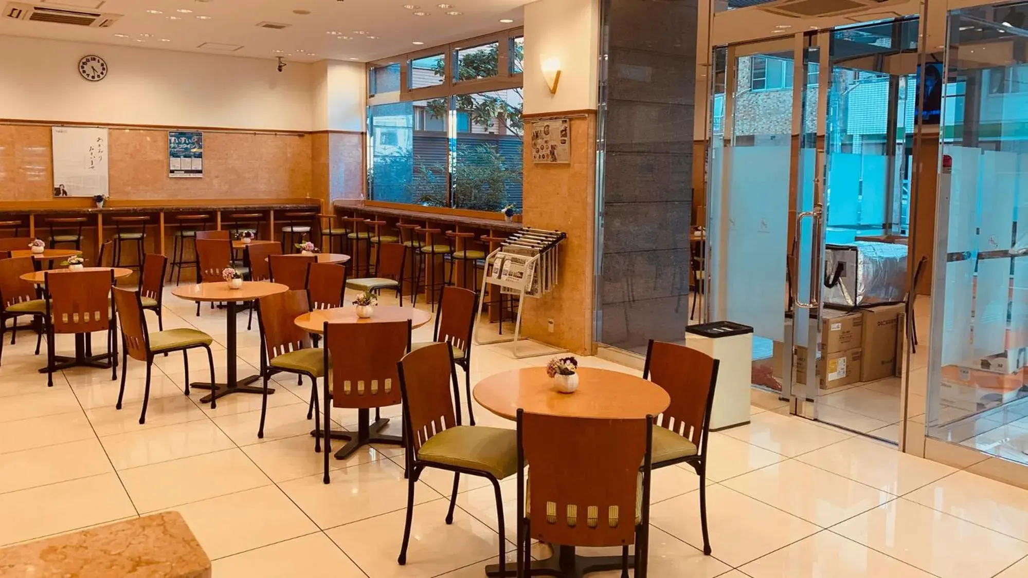 Lobby or reception, Restaurant/Places to Eat in Toyoko Inn Atami Ekimae