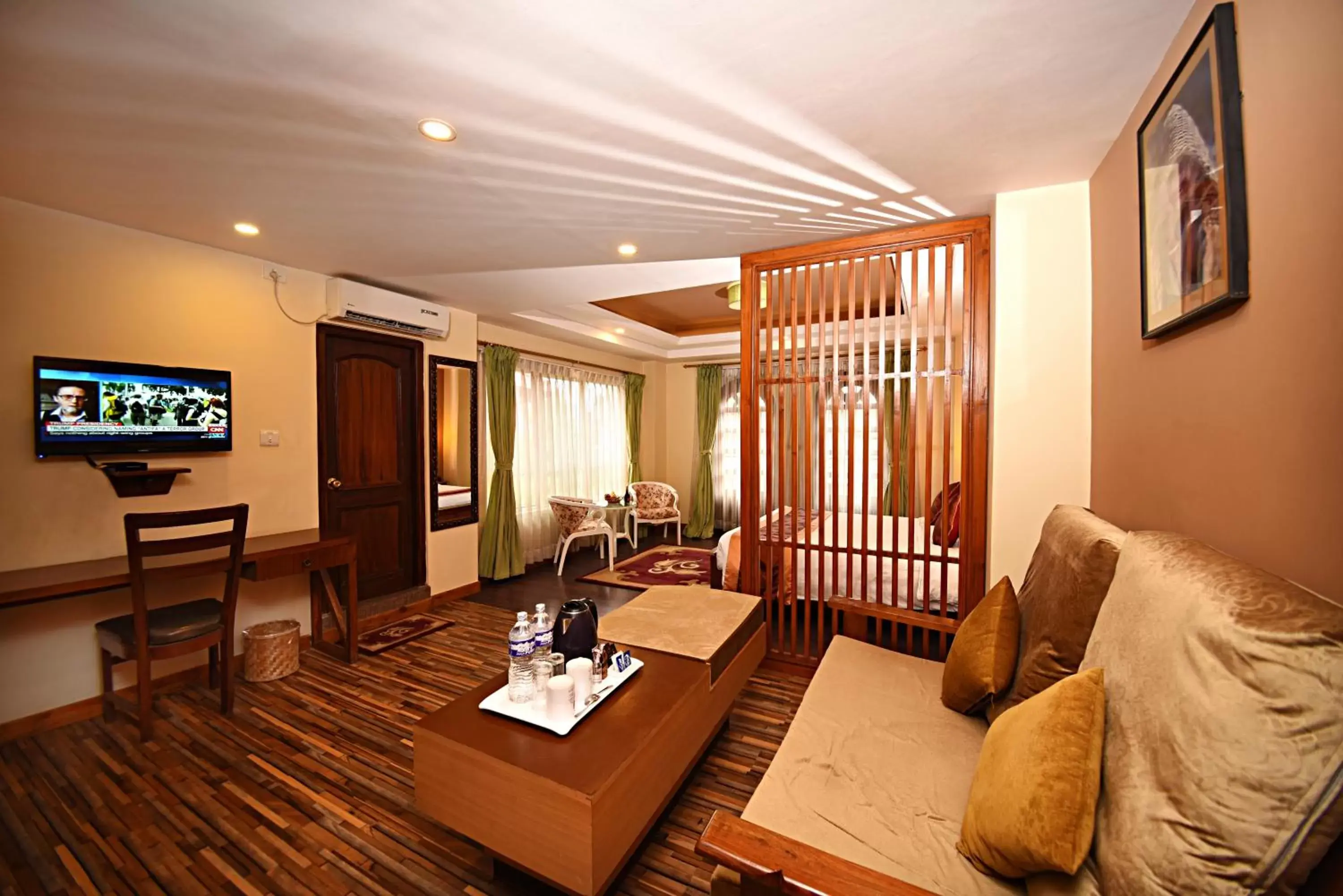 Bedroom, Seating Area in DOM Himalaya Hotel