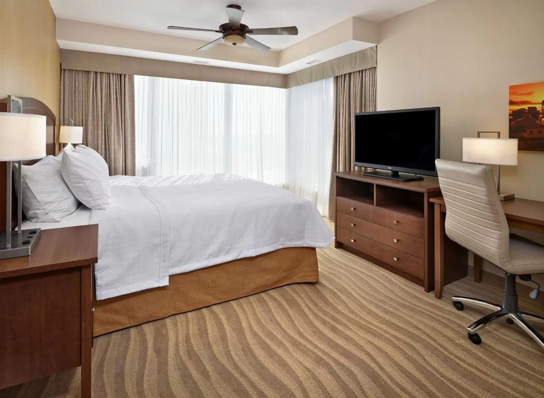 Bedroom, Bed in Homewood Suites by Hilton Halifax - Downtown