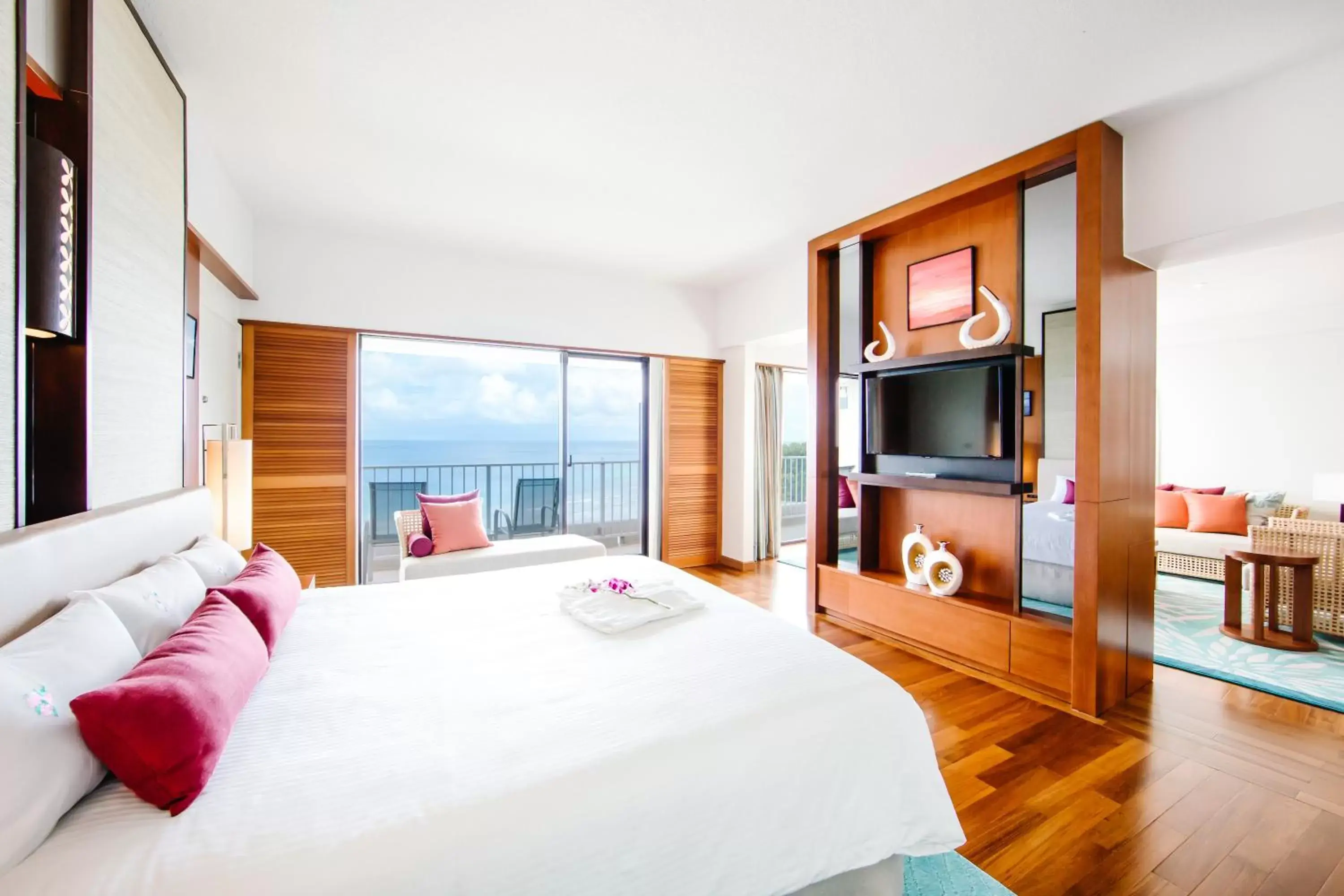 Bed in Hotel Nikko Guam
