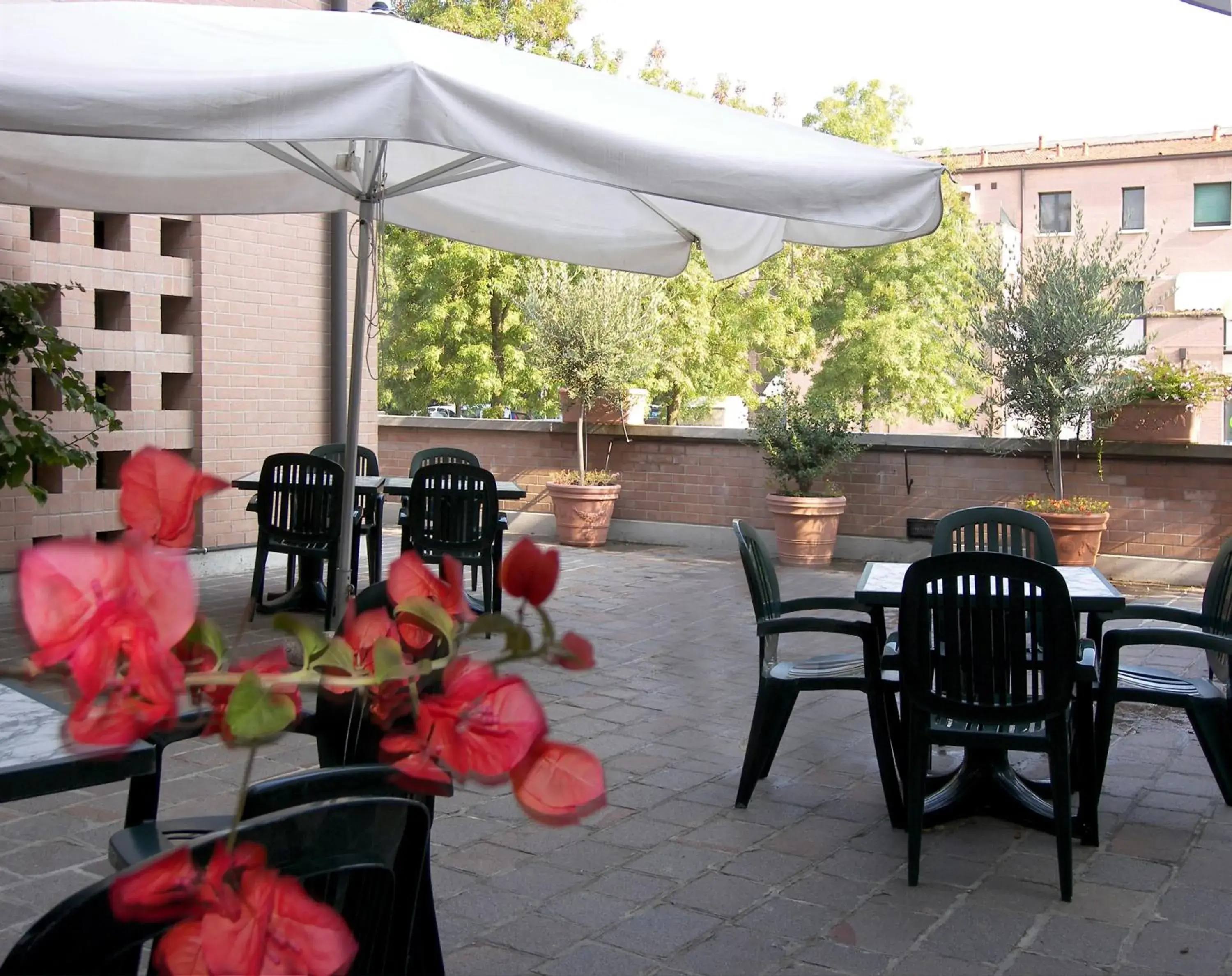 Patio, Restaurant/Places to Eat in Hotel President