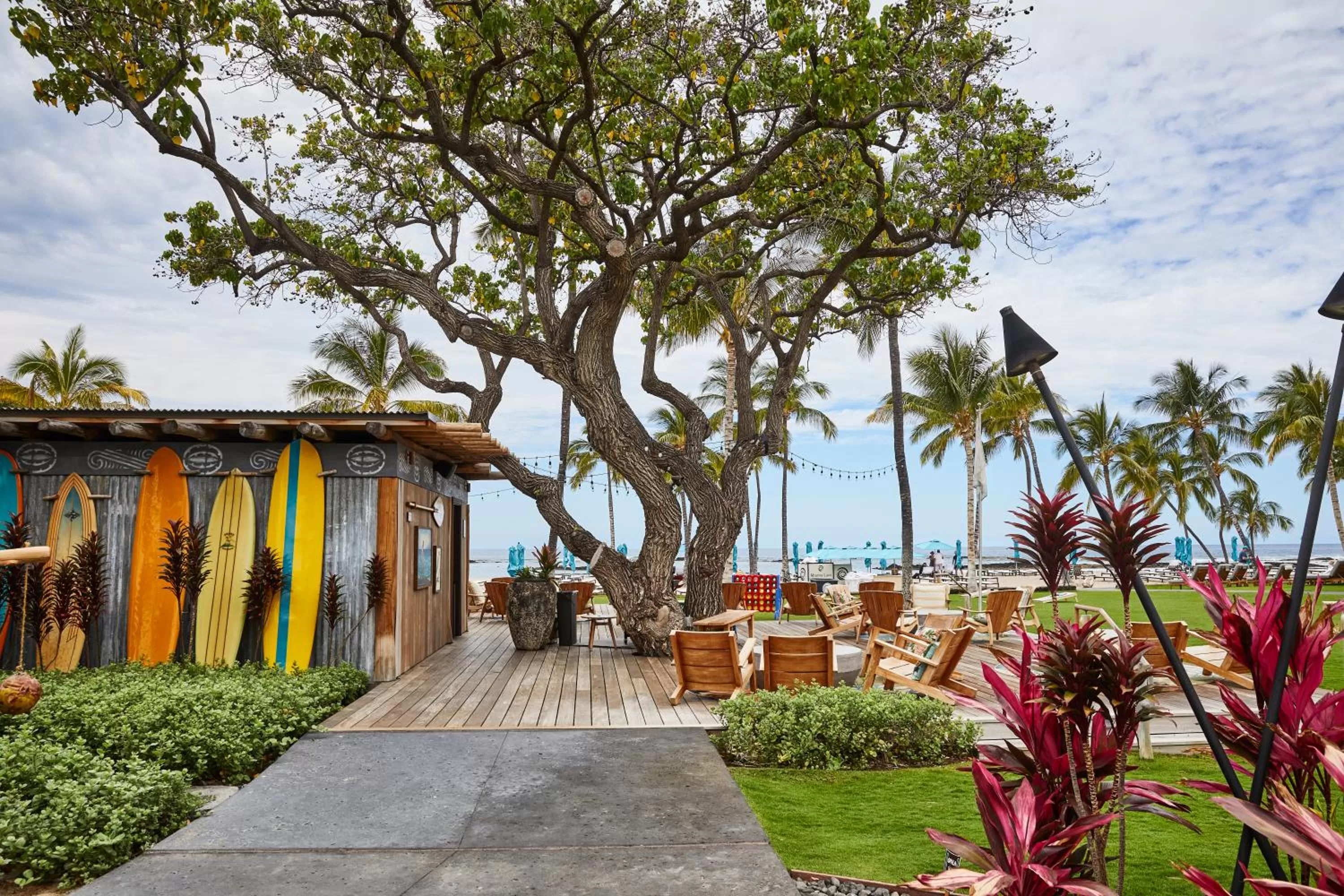Seating area in Mauna Lani, Auberge Collection