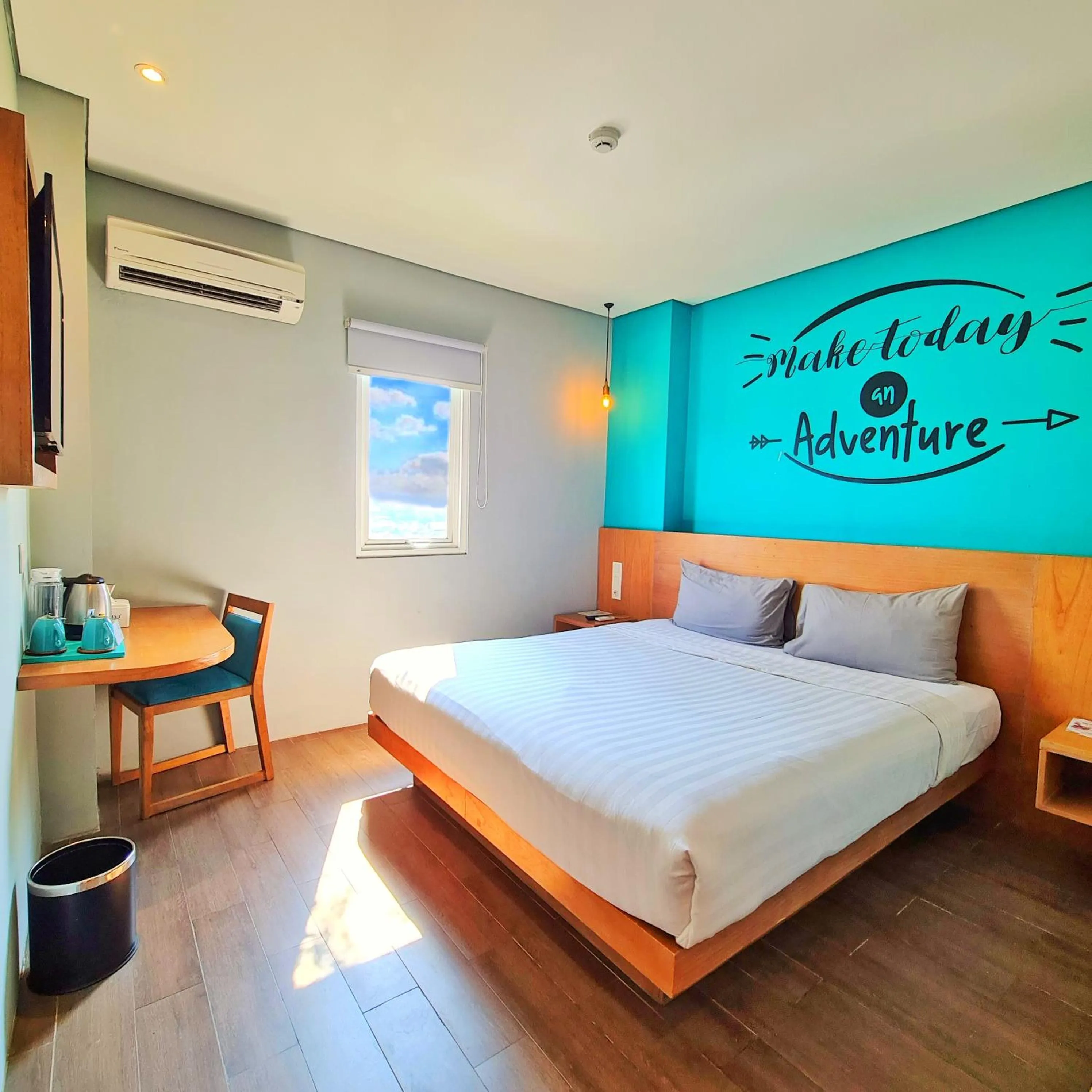 Bed in Radja Art and Boutique Hotel Simpang Lima