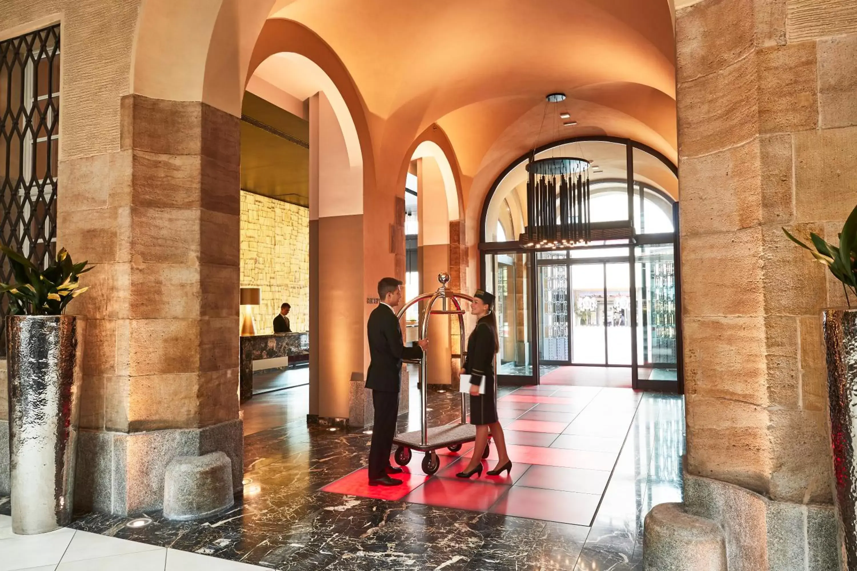 Patio in Steigenberger Icon Grandhotel Handelshof Leipzig