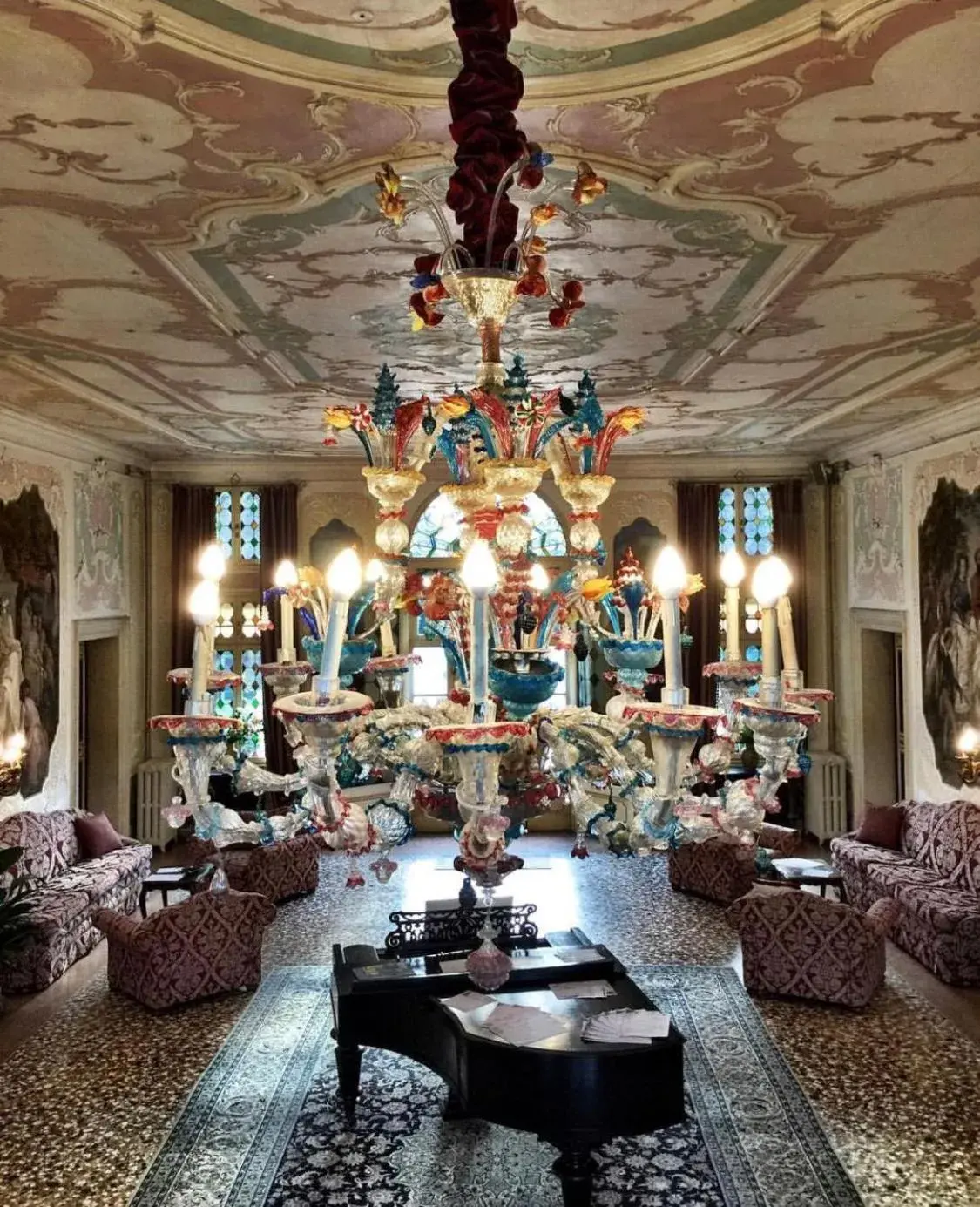 Lobby or reception in Hotel Villa Condulmer Lobby or reception in Hotel Villa Condulmer