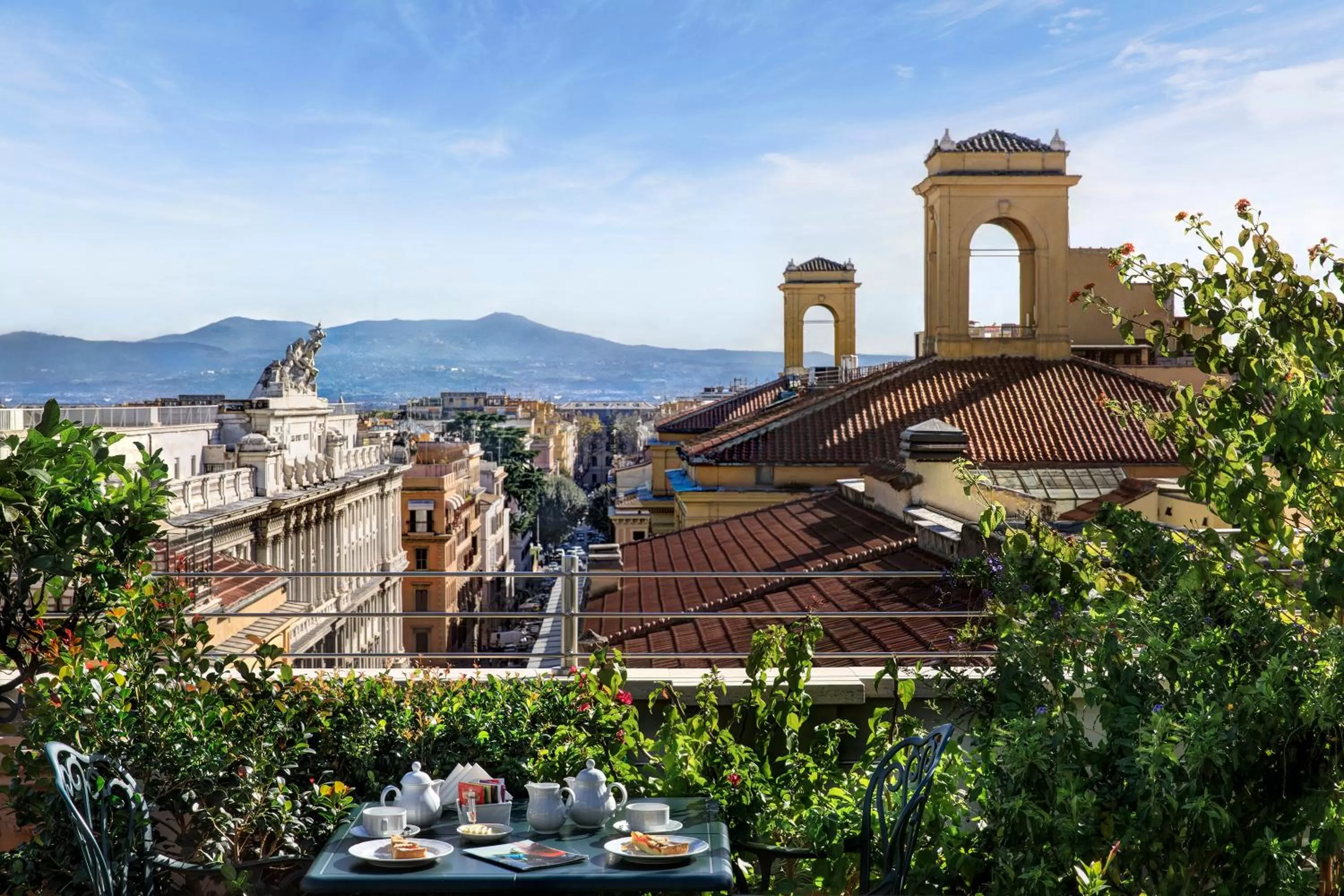 City view in Marcella Royal Hotel - Rooftop Garden