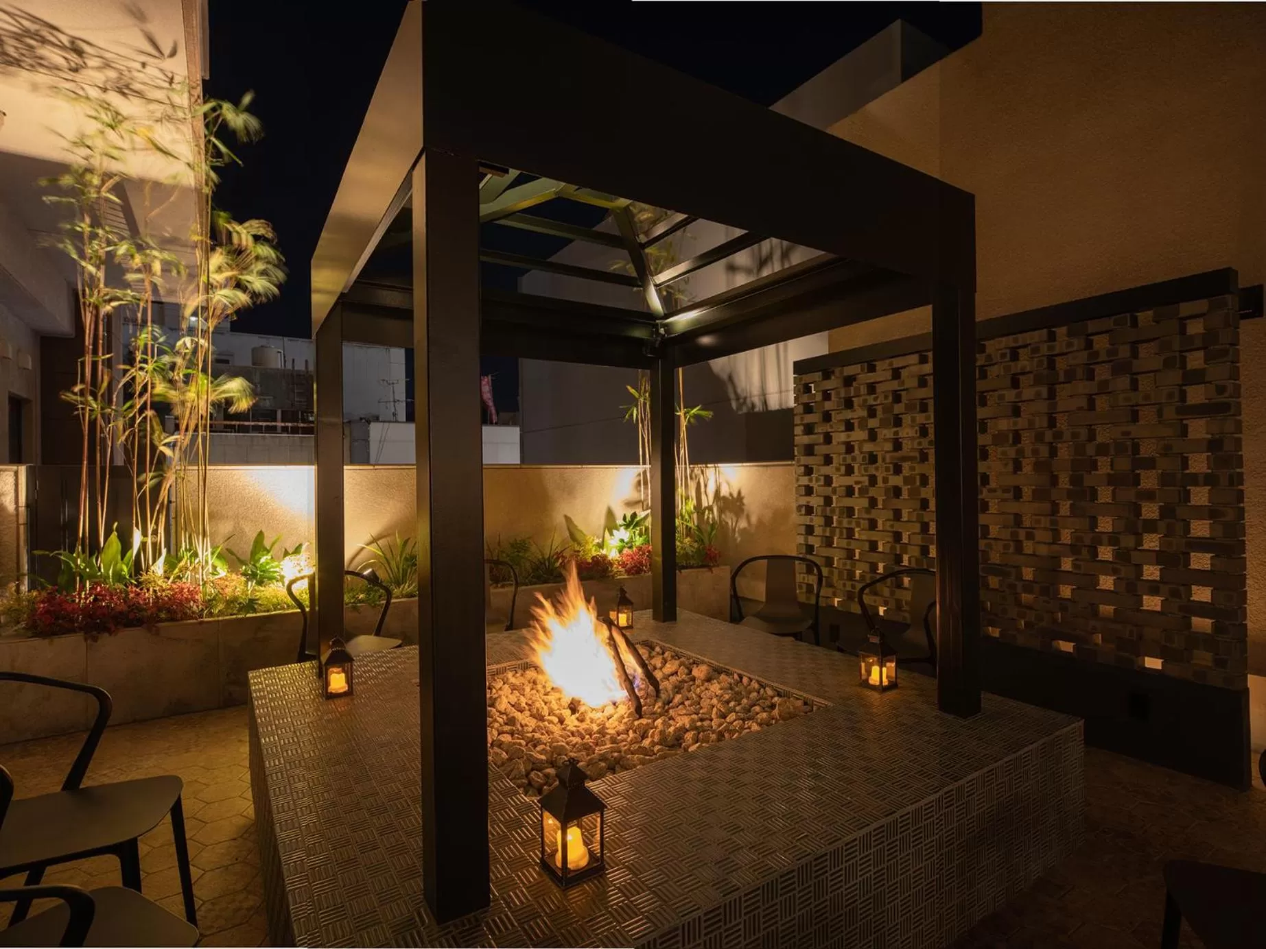 Patio in hotel H2 TRIP&BUSINESS NAGASAKI