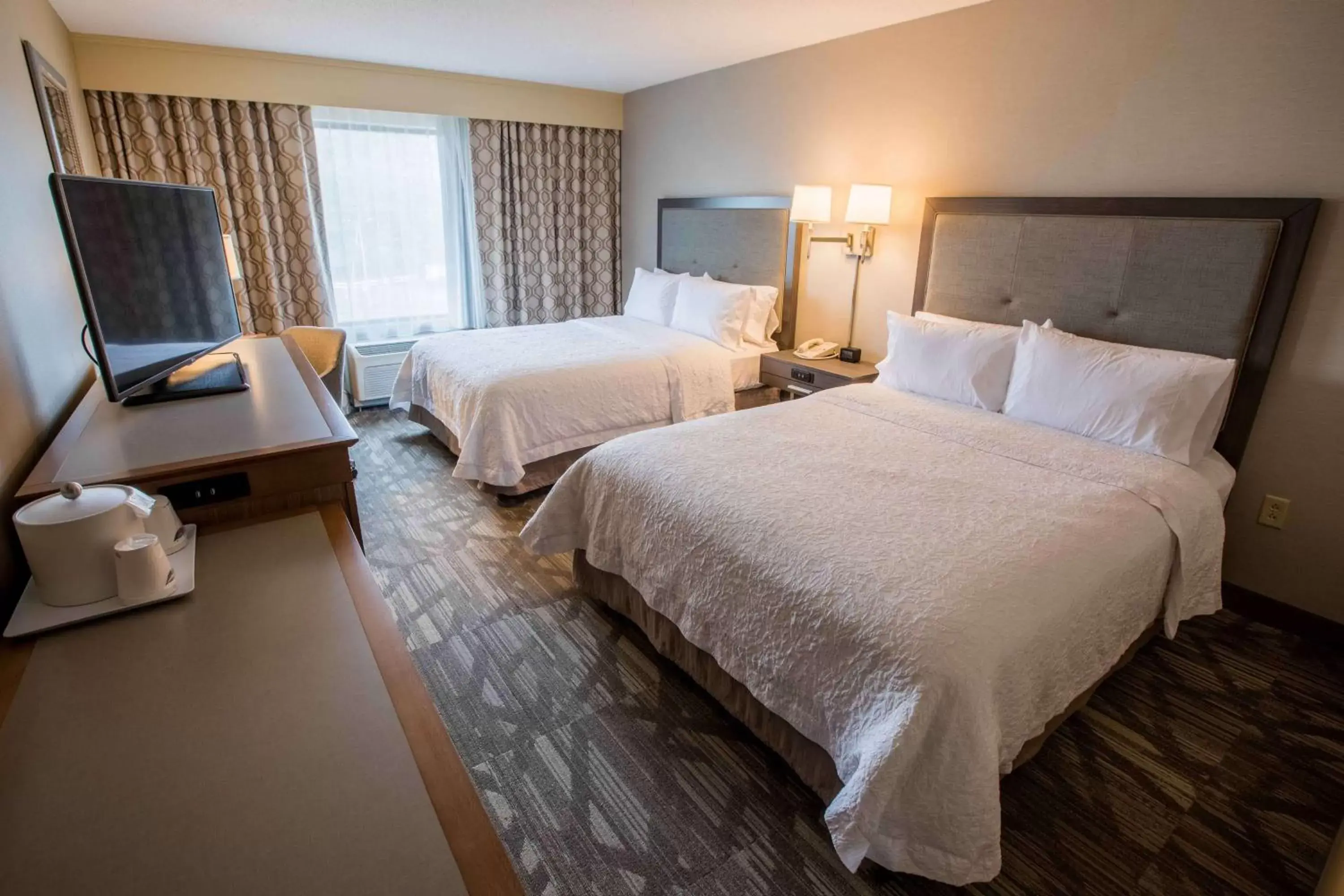 Room with Two Queen Beds - Non-Smoking in Hampton Inn & Suites Tilton Room with Two Queen Beds - Non-Smoking in Hampton Inn & Suites Tilton