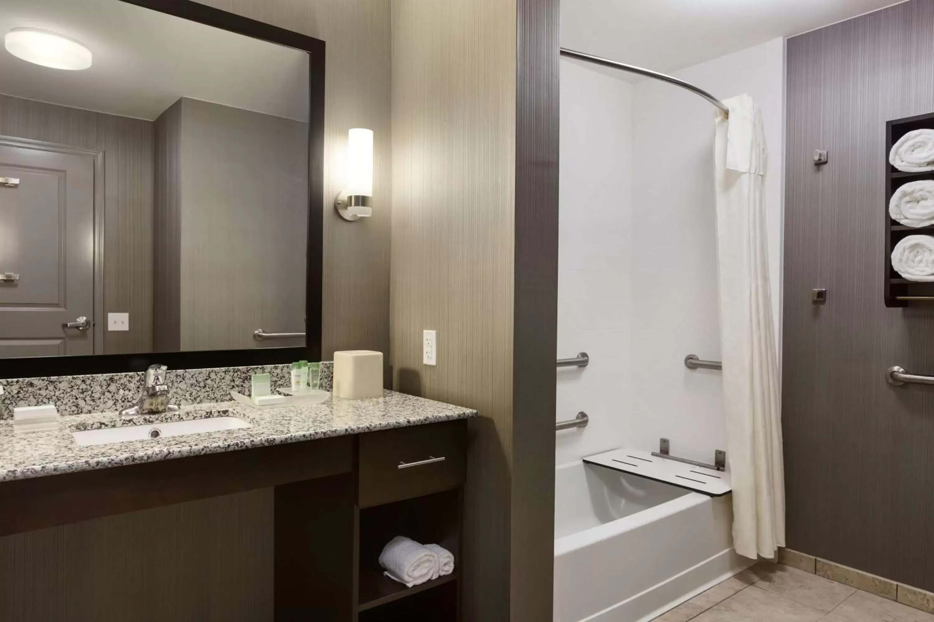 Bathroom in Homewood Suites by Hilton Huntsville-Downtown