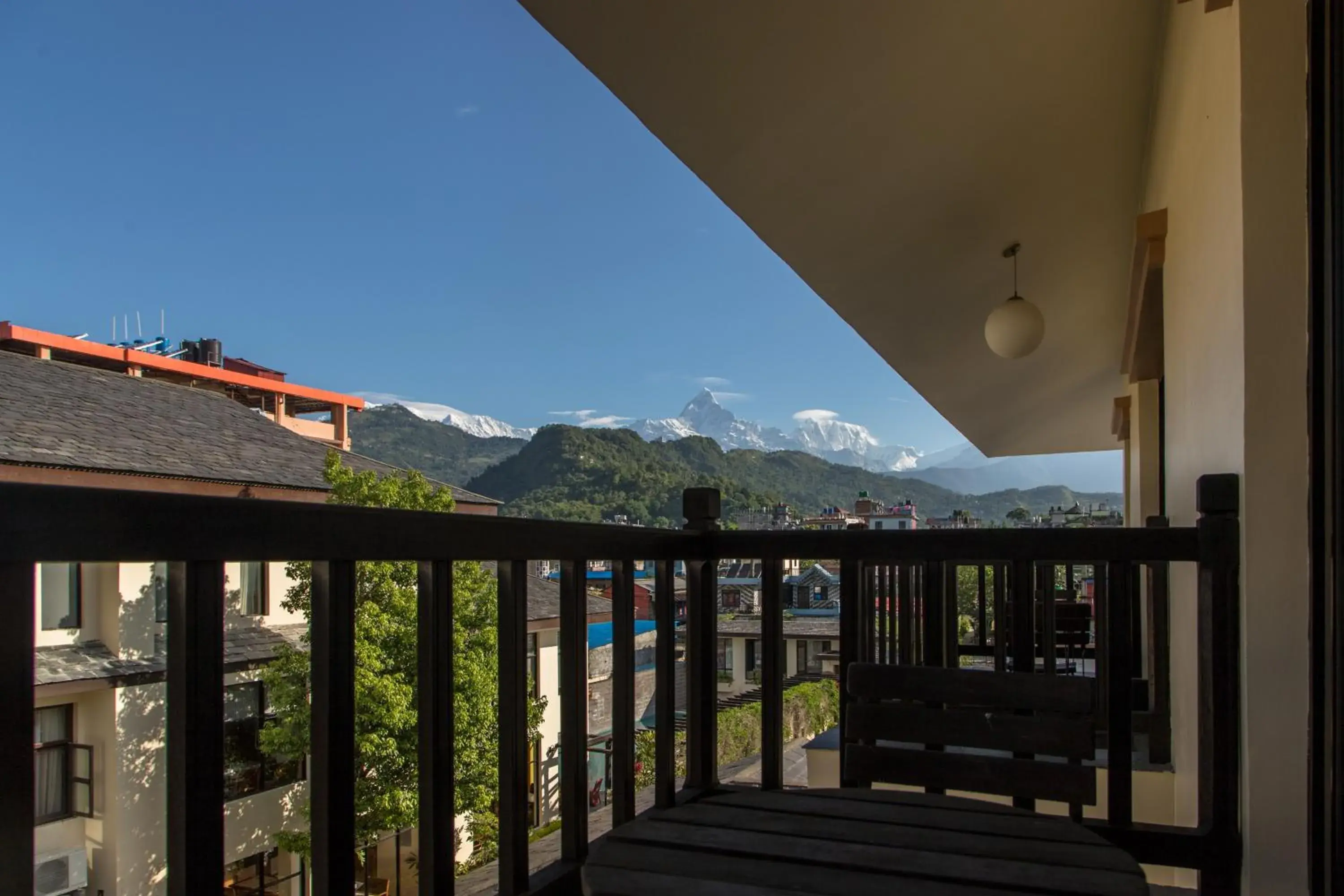 Balcony/Terrace, Mountain View in Atithi Resort & Spa