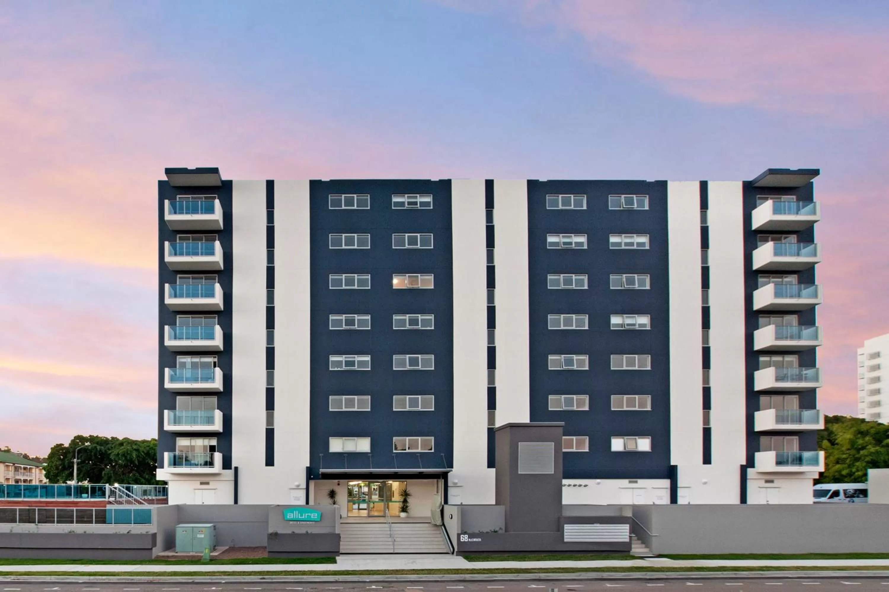 Facade/entrance in Allure Hotel & Apartments