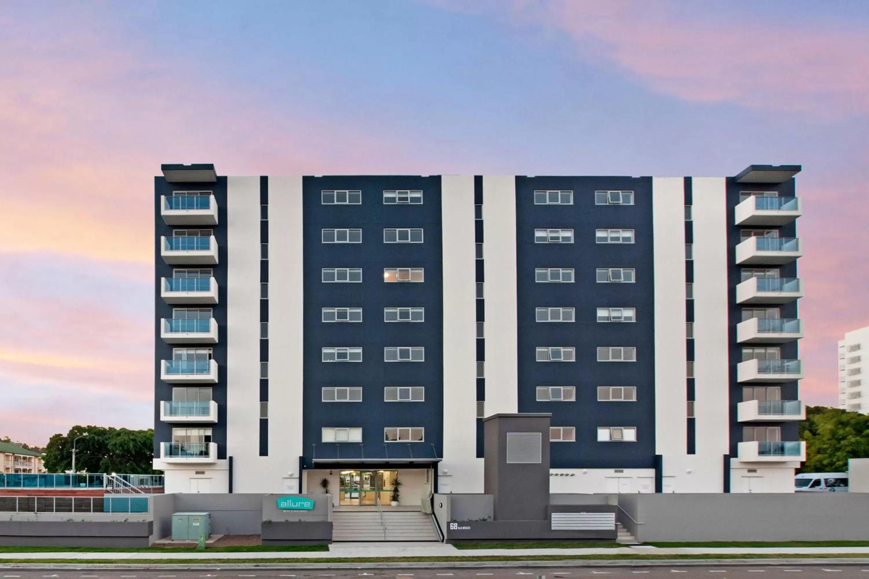 Facade/entrance in Allure Hotel & Apartments Facade/entrance in Allure Hotel & Apartments