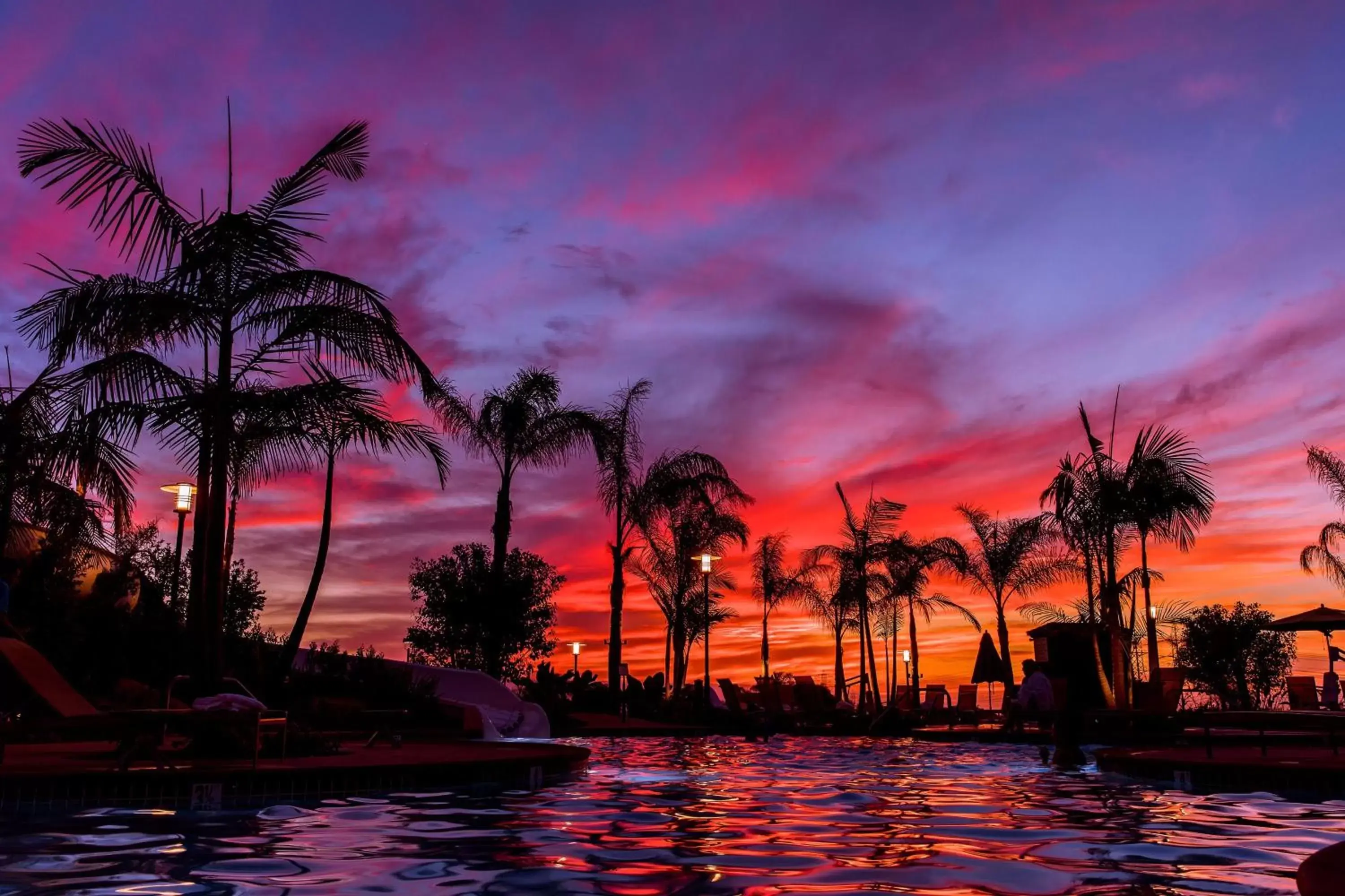 Swimming pool, Sunrise/Sunset in Sheraton Carlsbad Resort & Spa