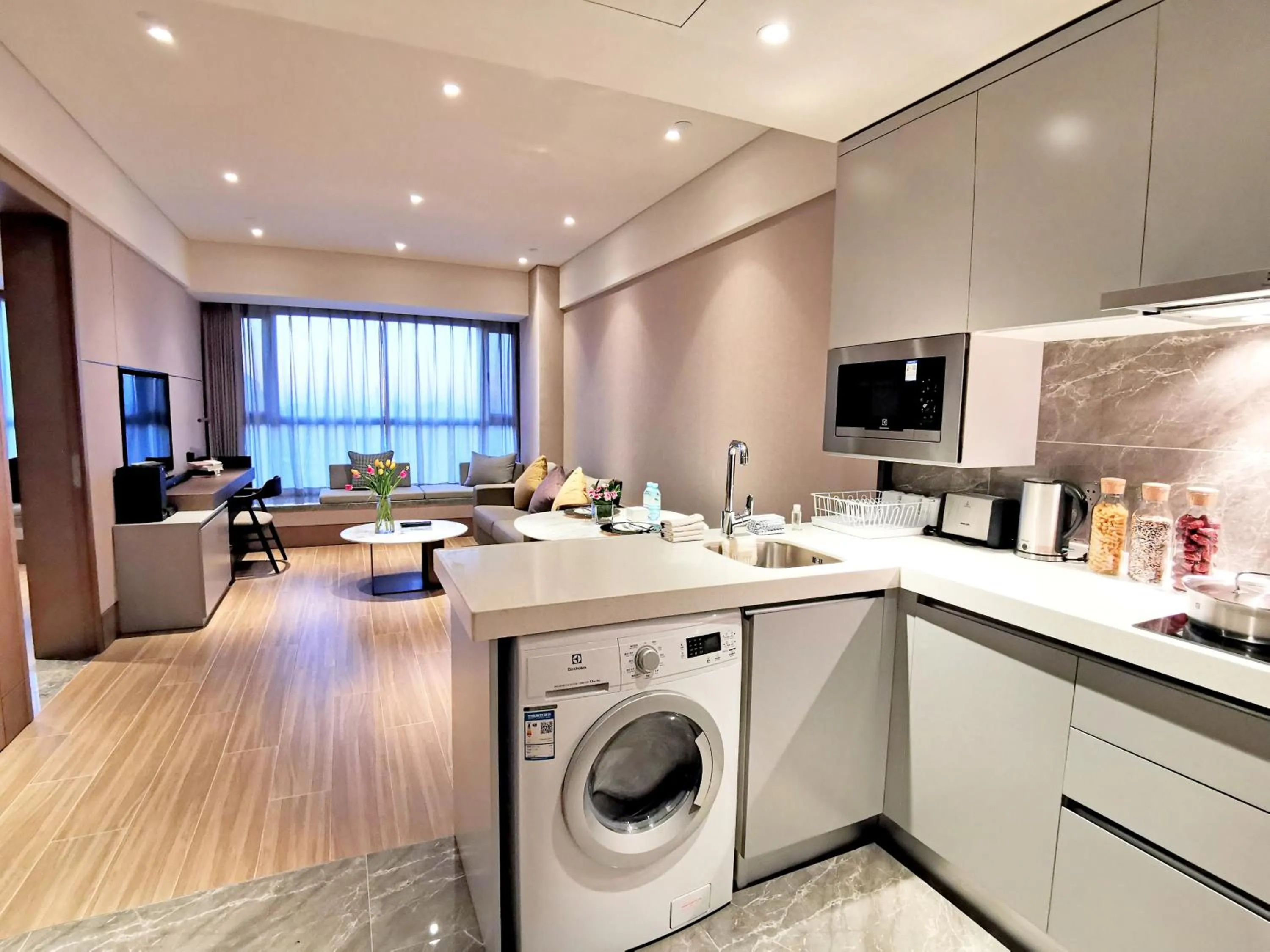 Kitchen or kitchenette in Somerset Zhongmao Changchun