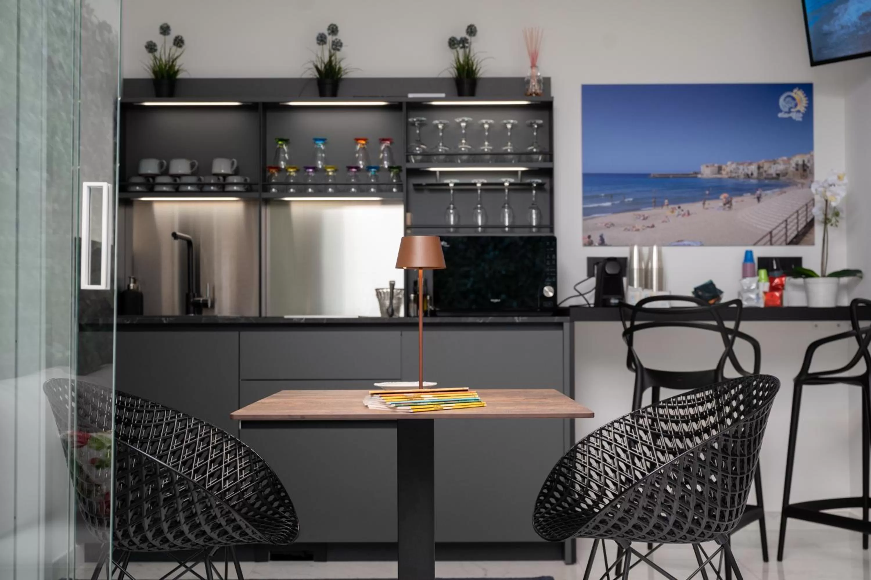 Kitchen or kitchenette in BM SUITES CEFALU