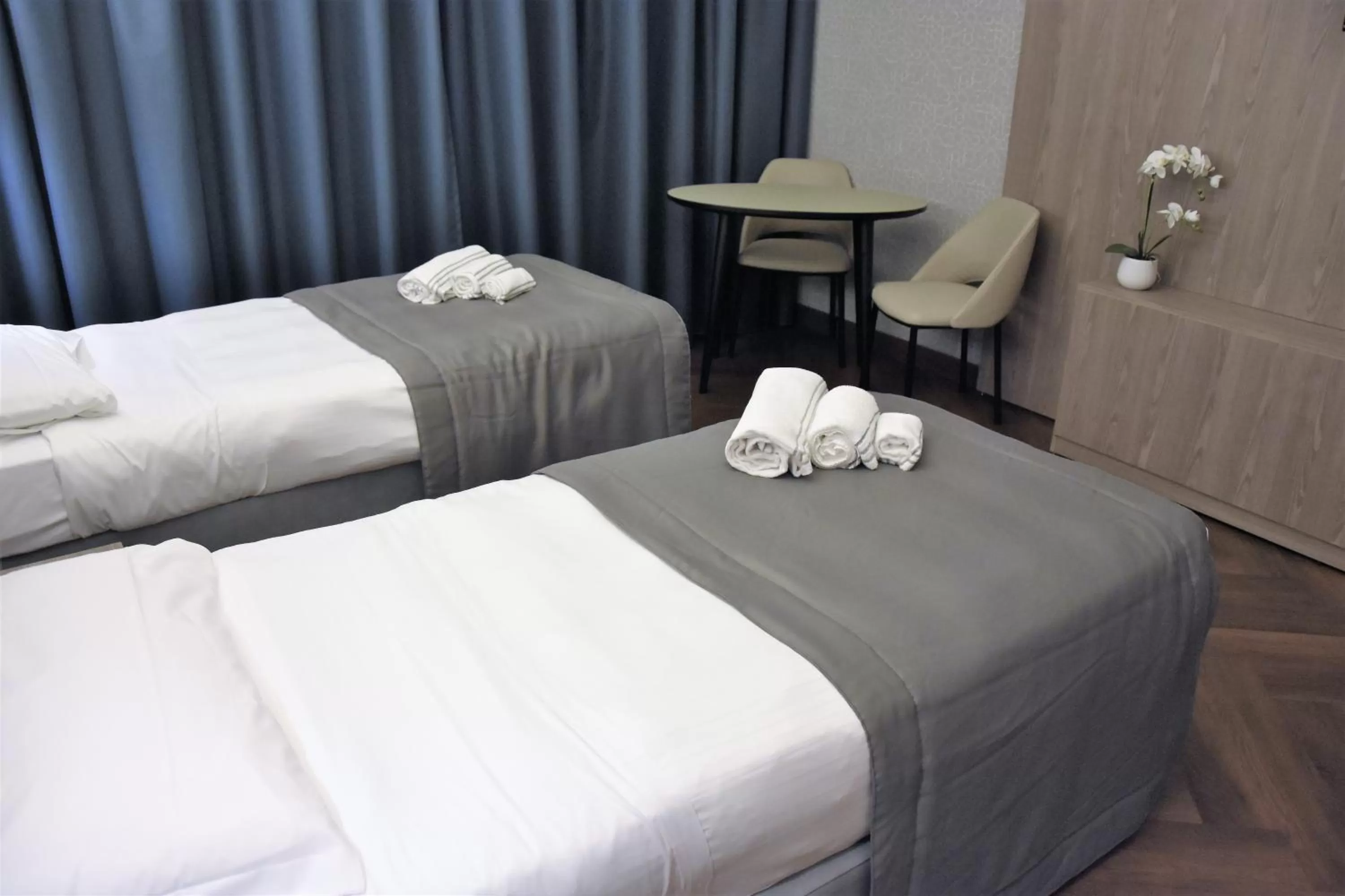 Bed in Hotel Motel Prestige