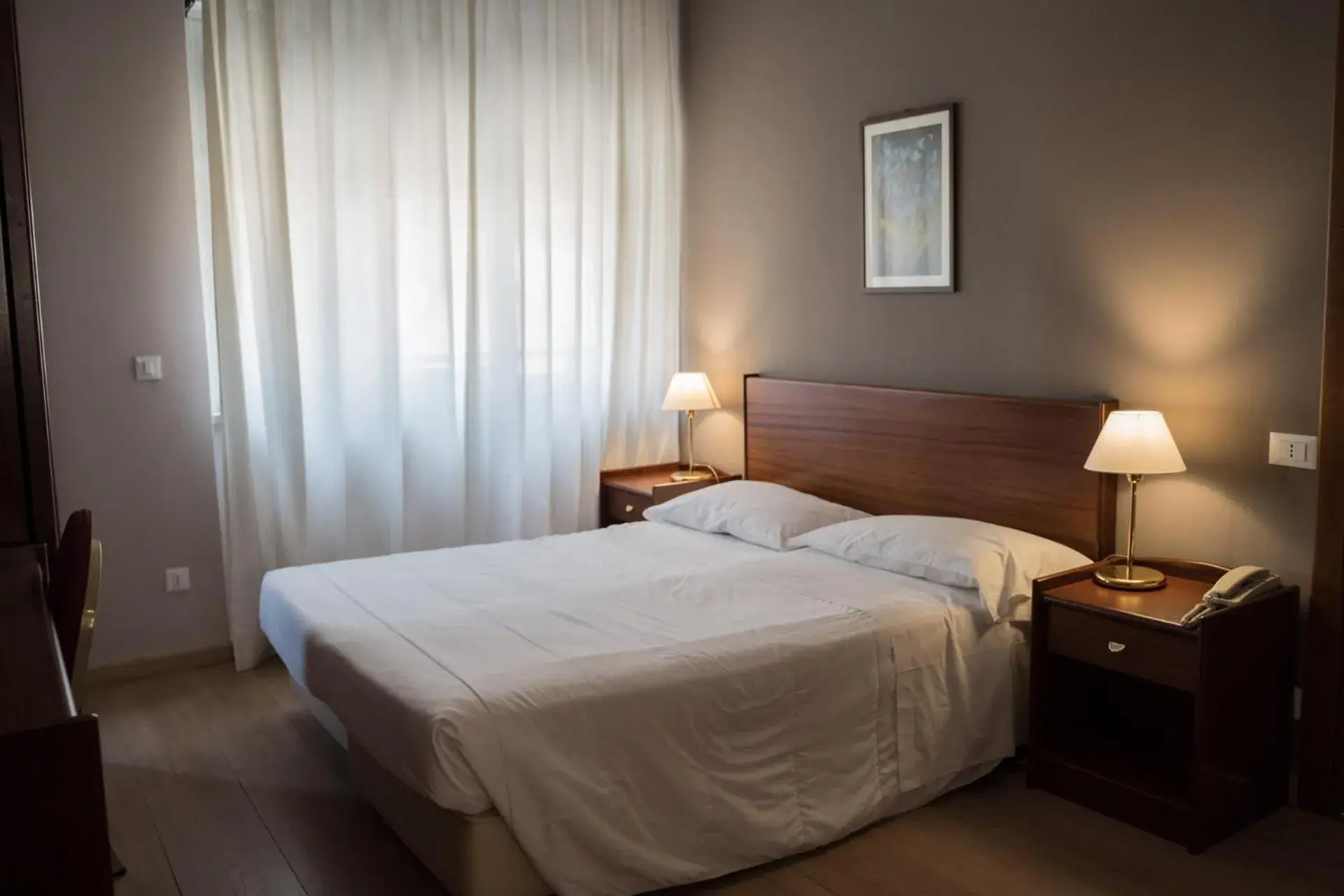 Bed in Hotel Mediterraneo