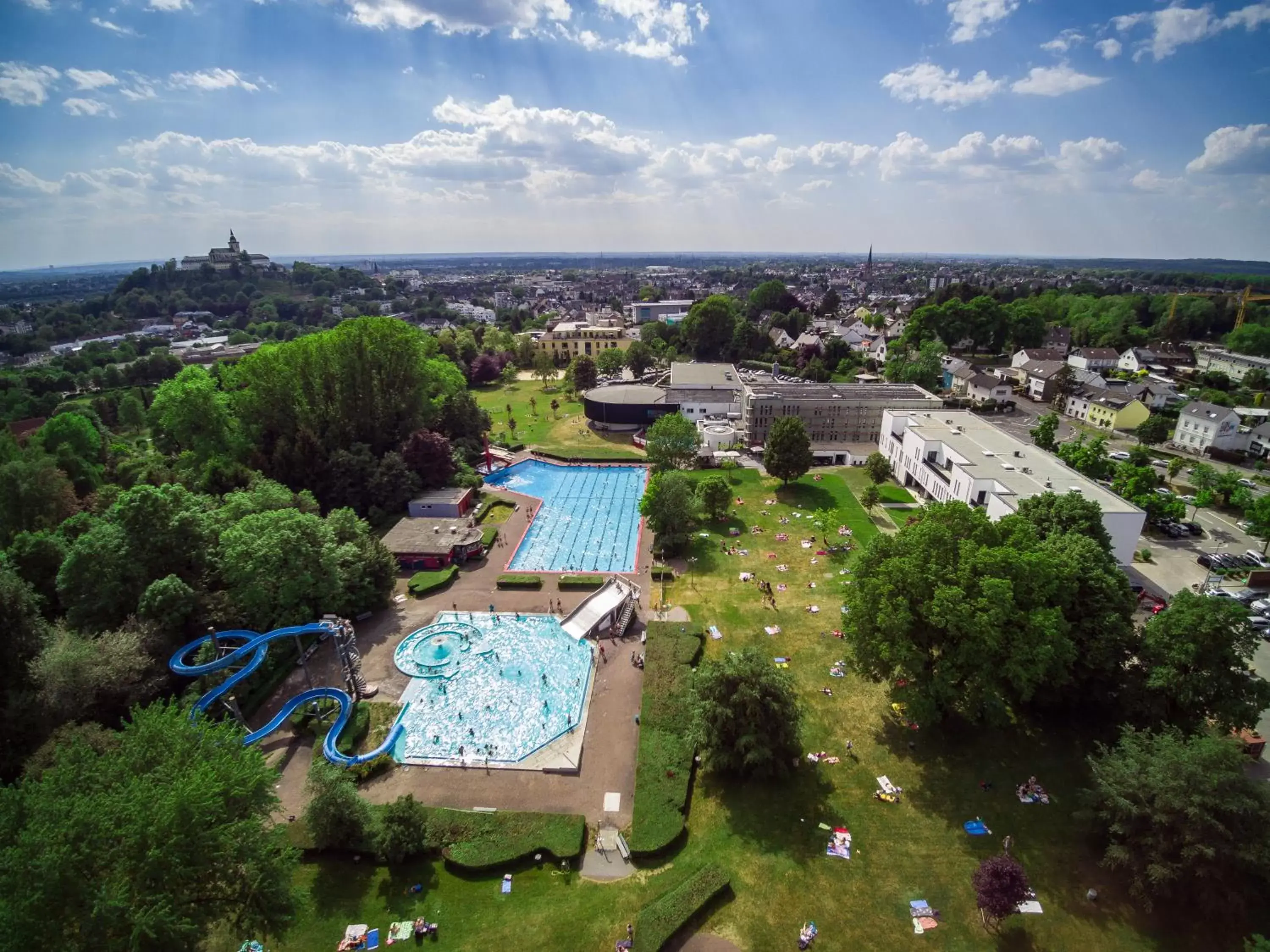 Bird's-eye View in Friendly Cityhotel Oktopus