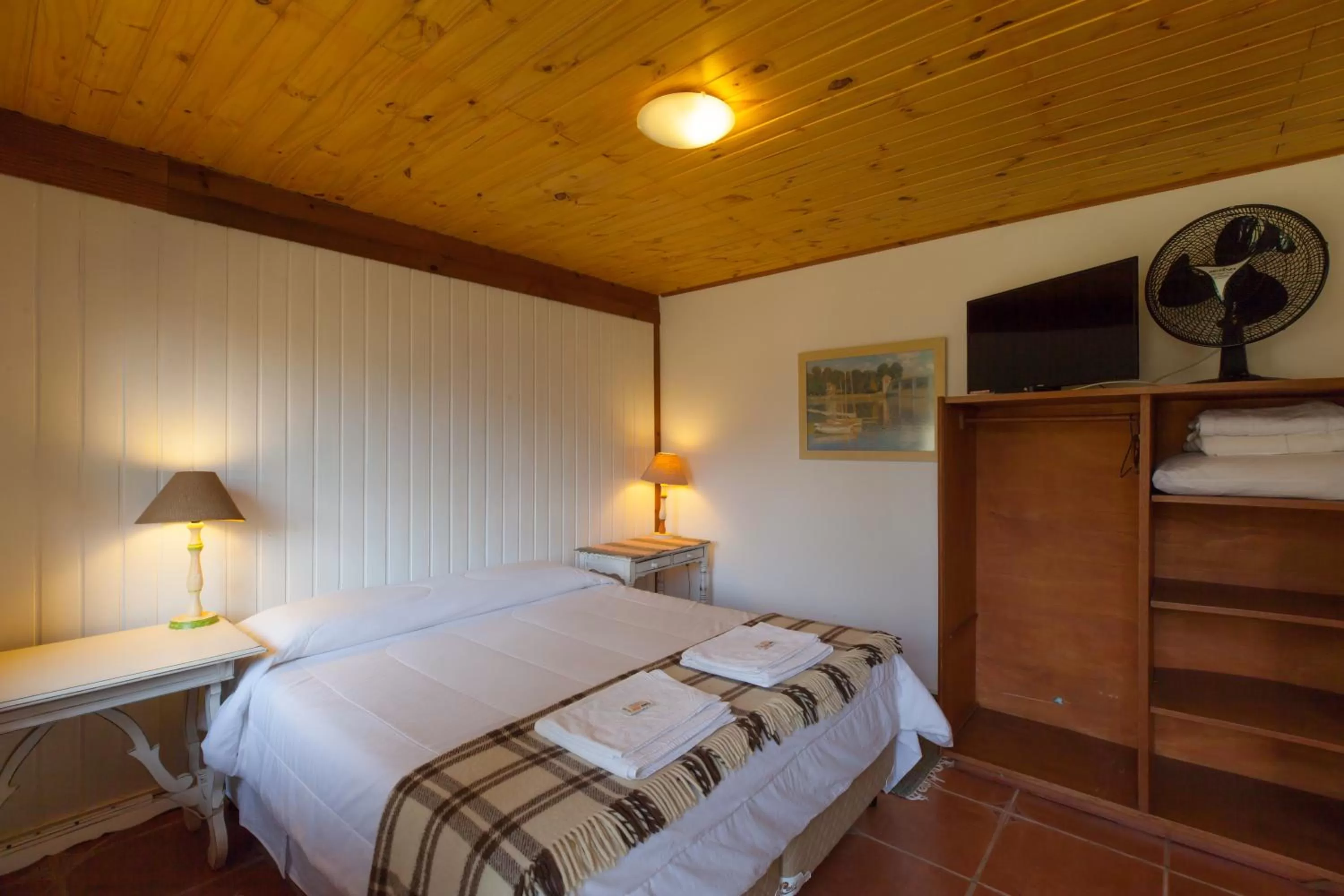 Bed in Pousada Mariza