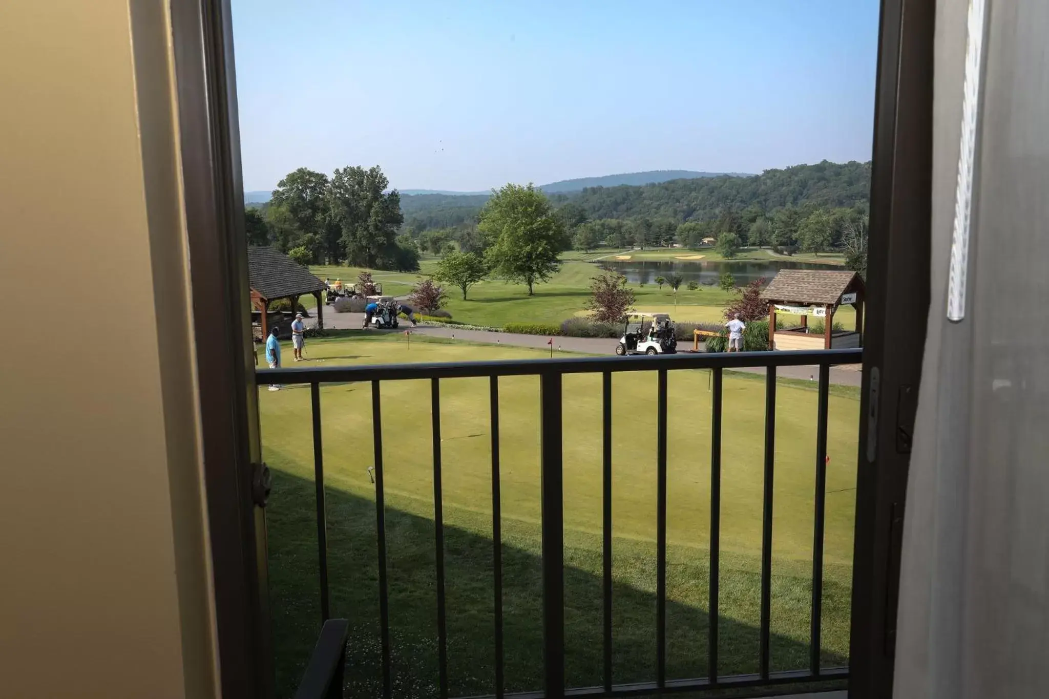 Balcony/Terrace, Pool View in Liberty Mountain Resort