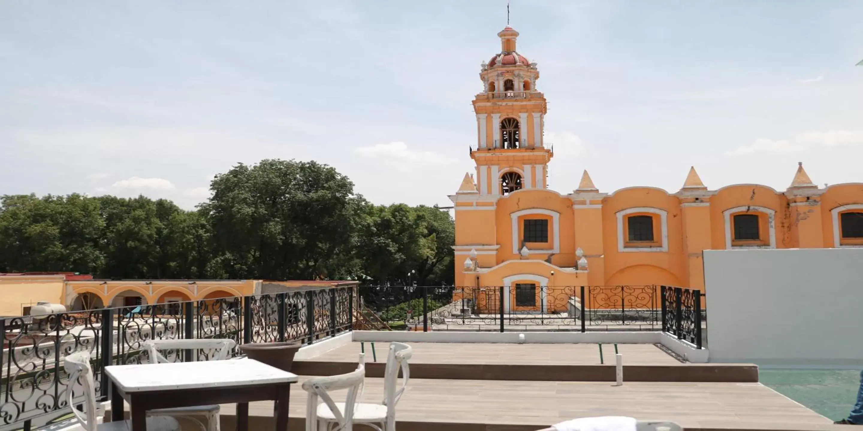 Street view in Mansion Azul Cholula