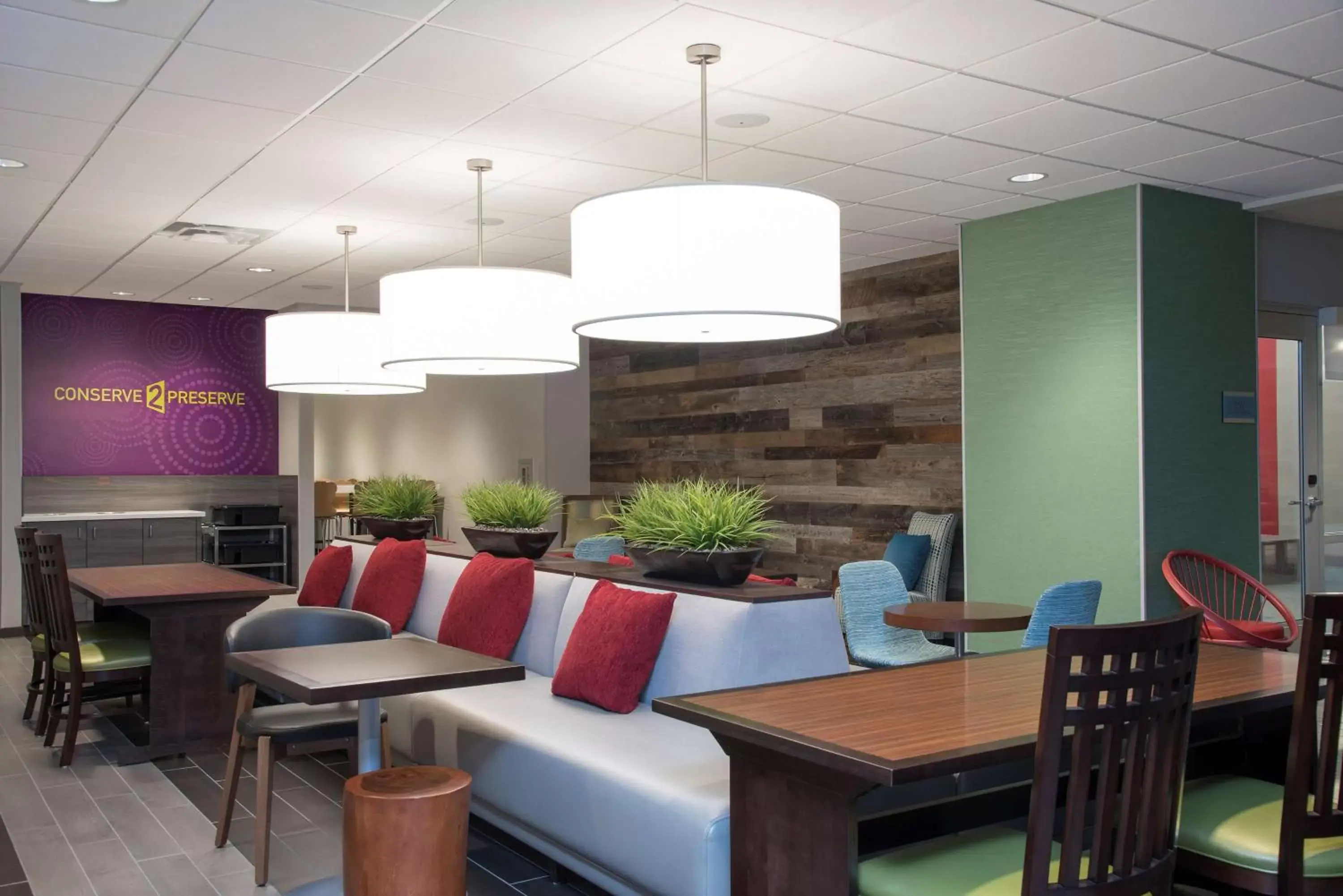 Lobby or reception in Home2 Suites by Hilton Indianapolis Downtown