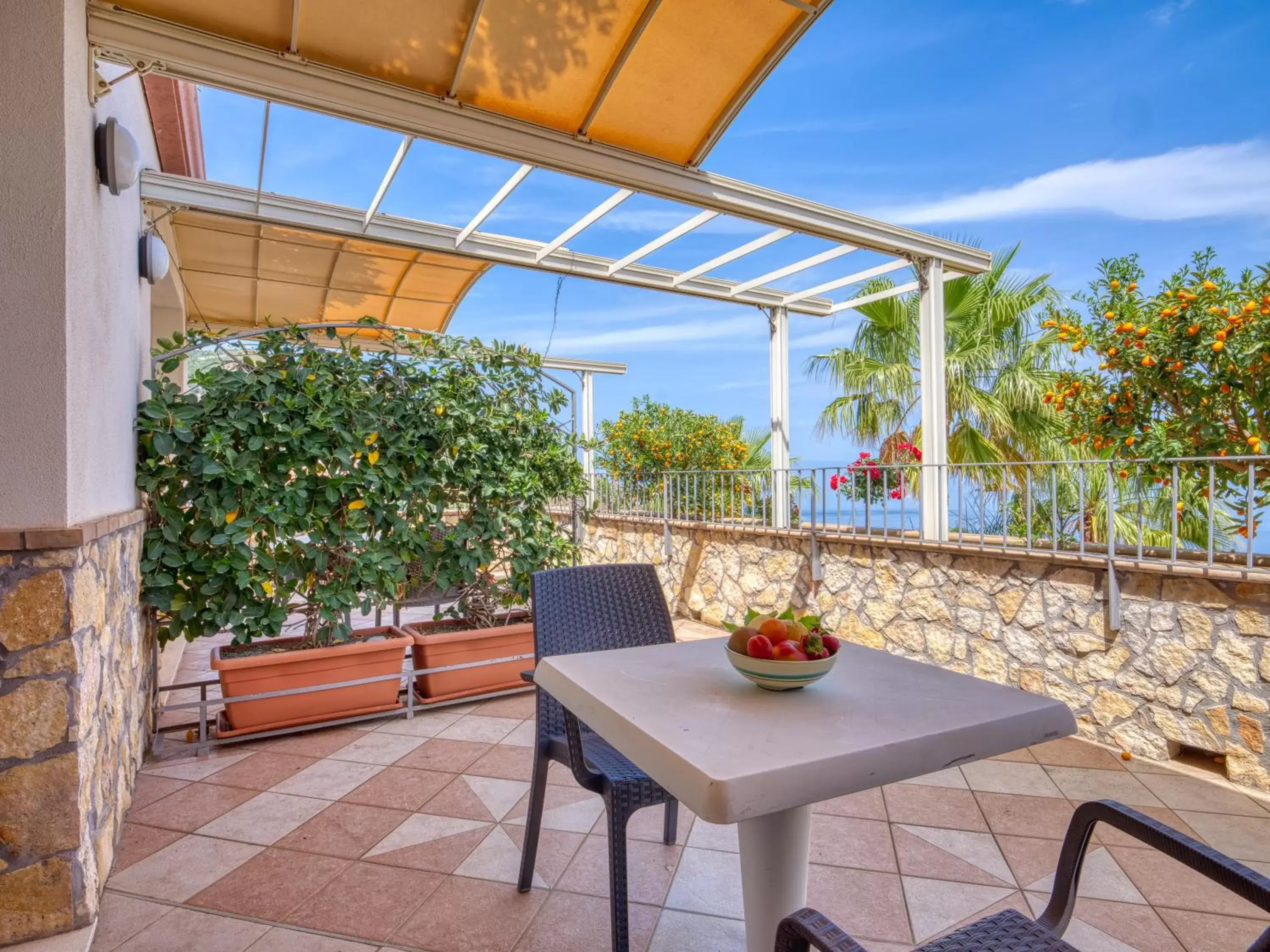 Balcony/Terrace in Hotel Antares