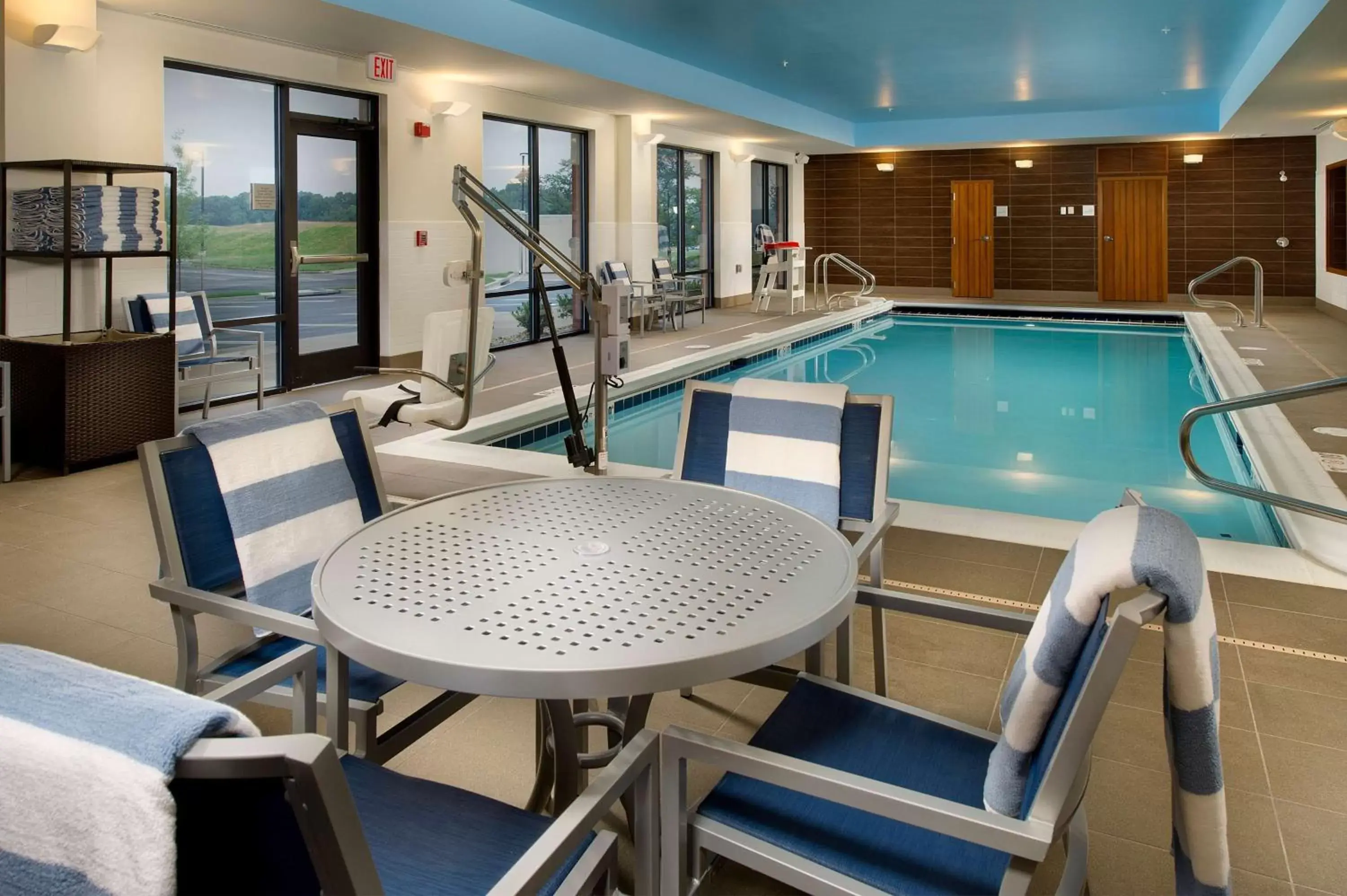 Pool view, Swimming Pool in Hampton Inn and Suites Washington DC North/Gaithersburg