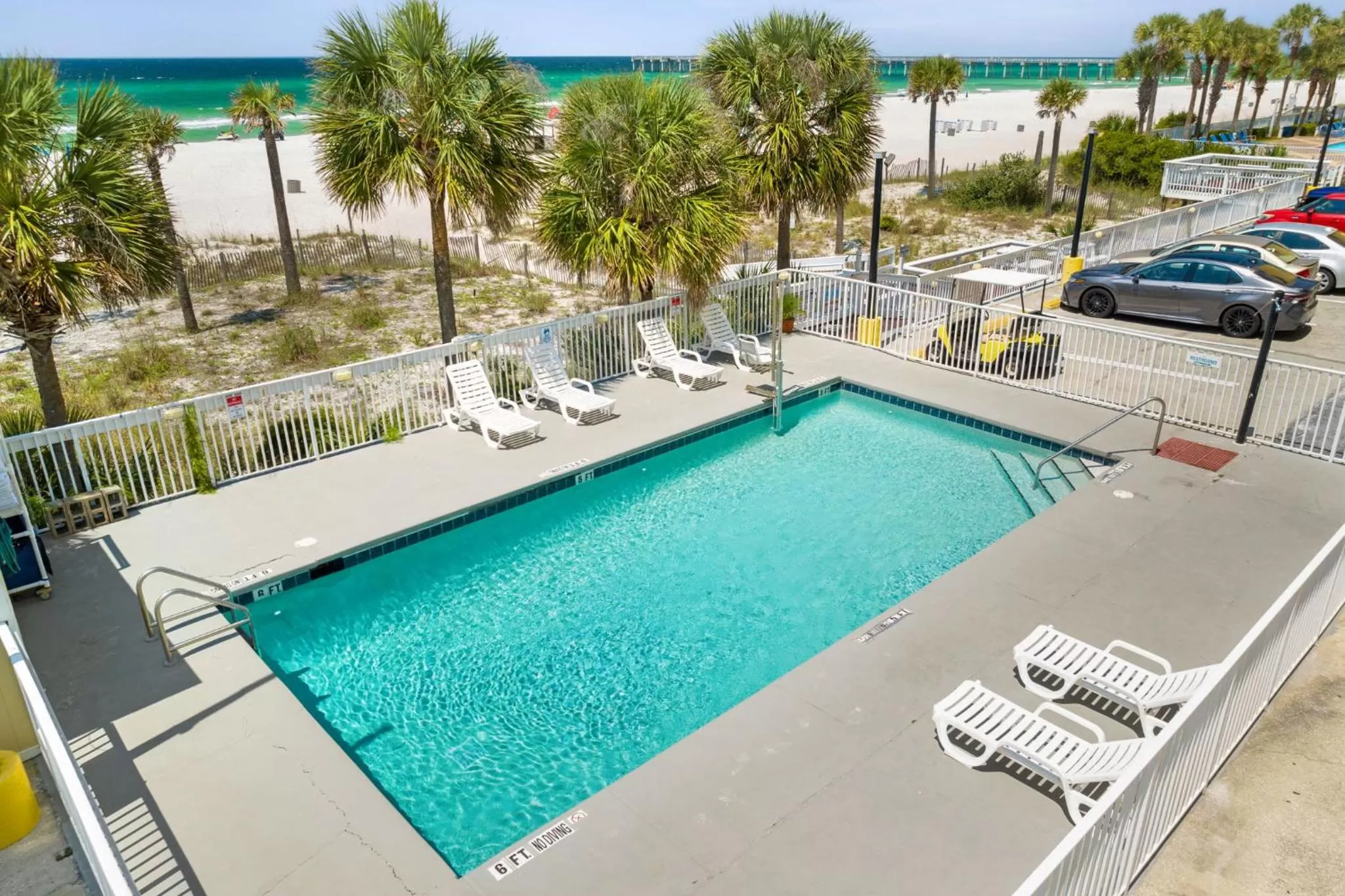 Swimming pool in Beach Tower Beachfront Hotel, a By The Sea Resort